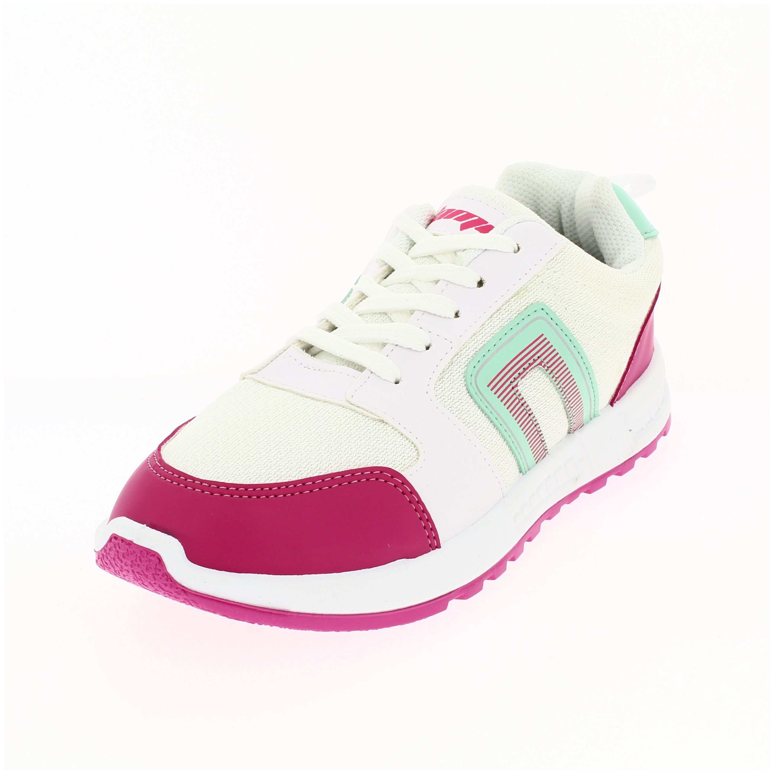 Tamik Women Casual Lacing Shoes WHITE-PINK