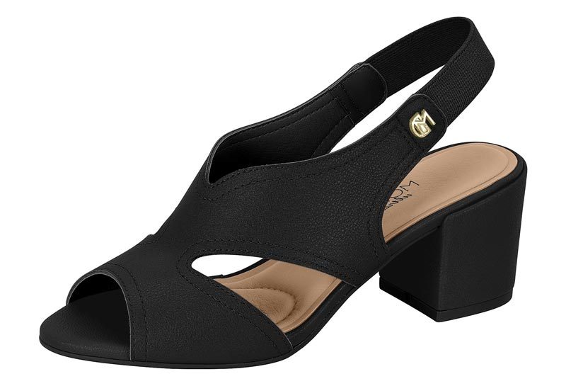 MODARE Women Casual Slip-on Sandals BLACK