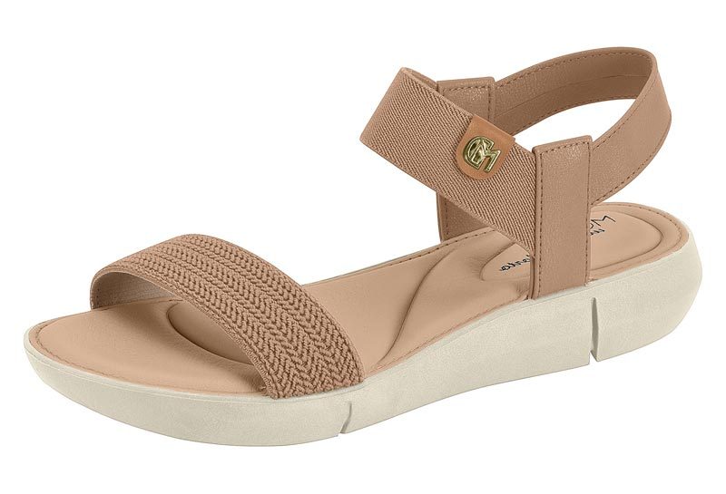 MODARE Women Casual Slip-on Sandals NUDE/CAMEL