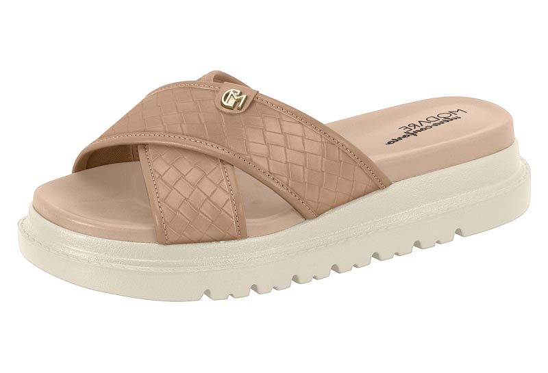MODARE  Women Casual  Slip-on Slippers NUDE