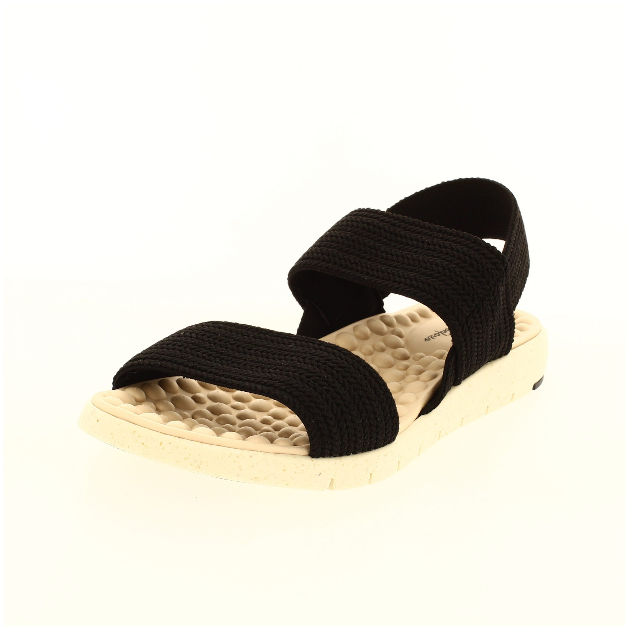 MODARE Women Casual Slip-on Sandals BLACK