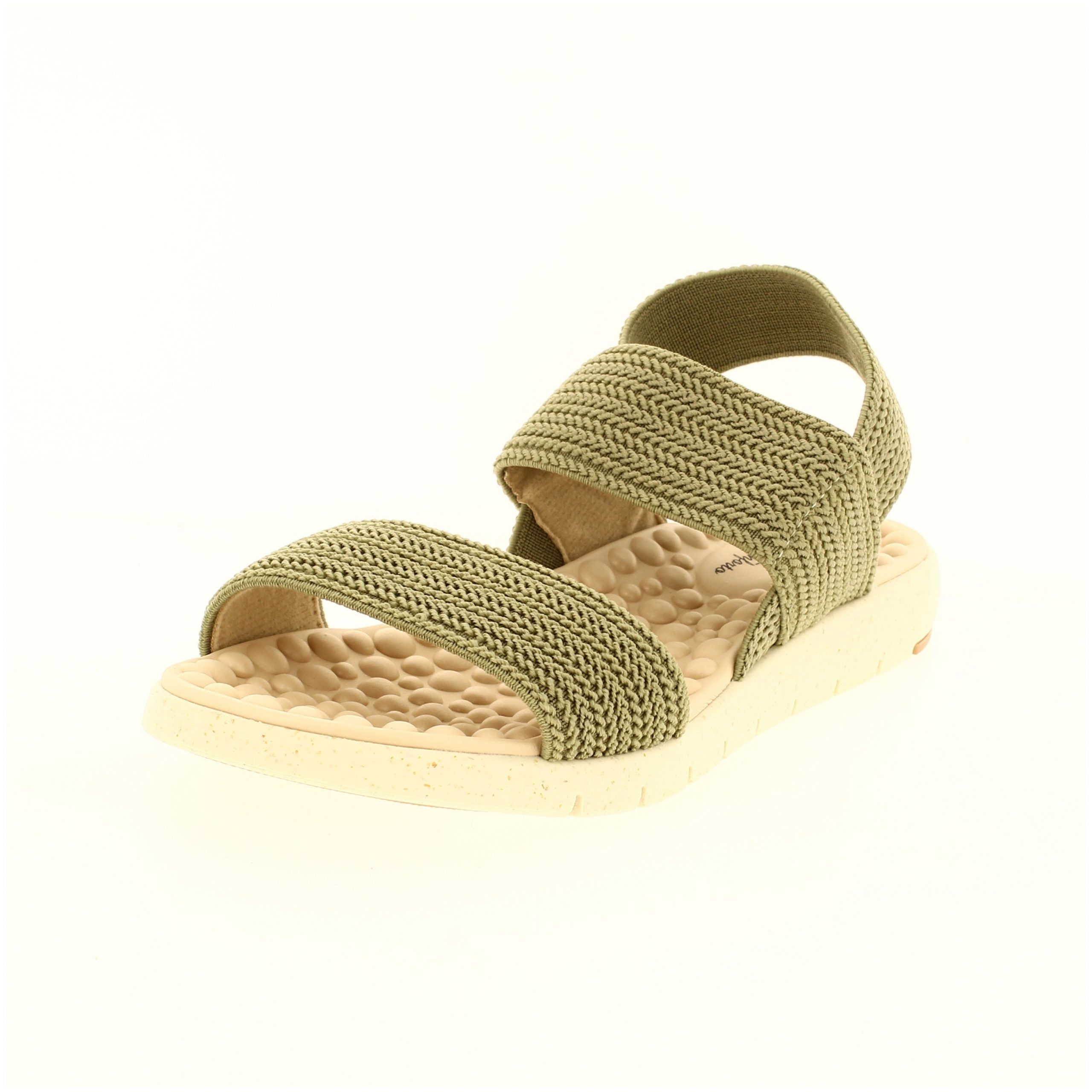 MODARE Women Casual Slip-on Sandals GREEN