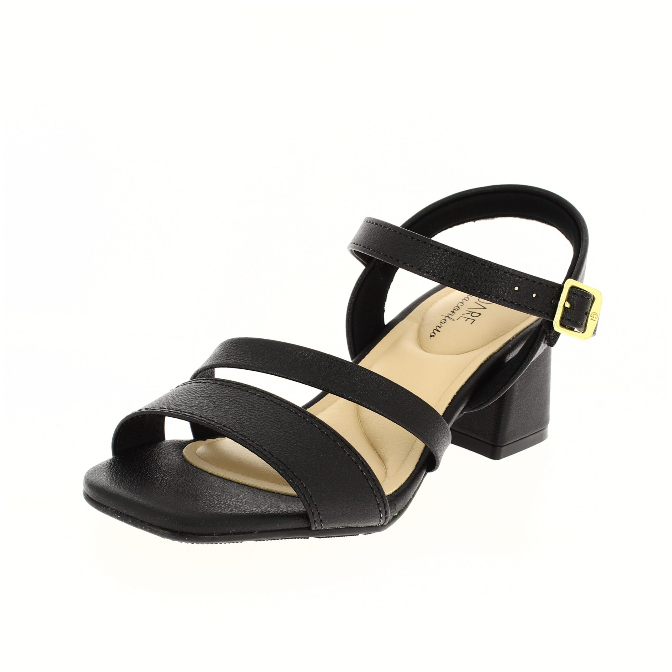 MODARE Women Casual Slip-on Sandals BLACK