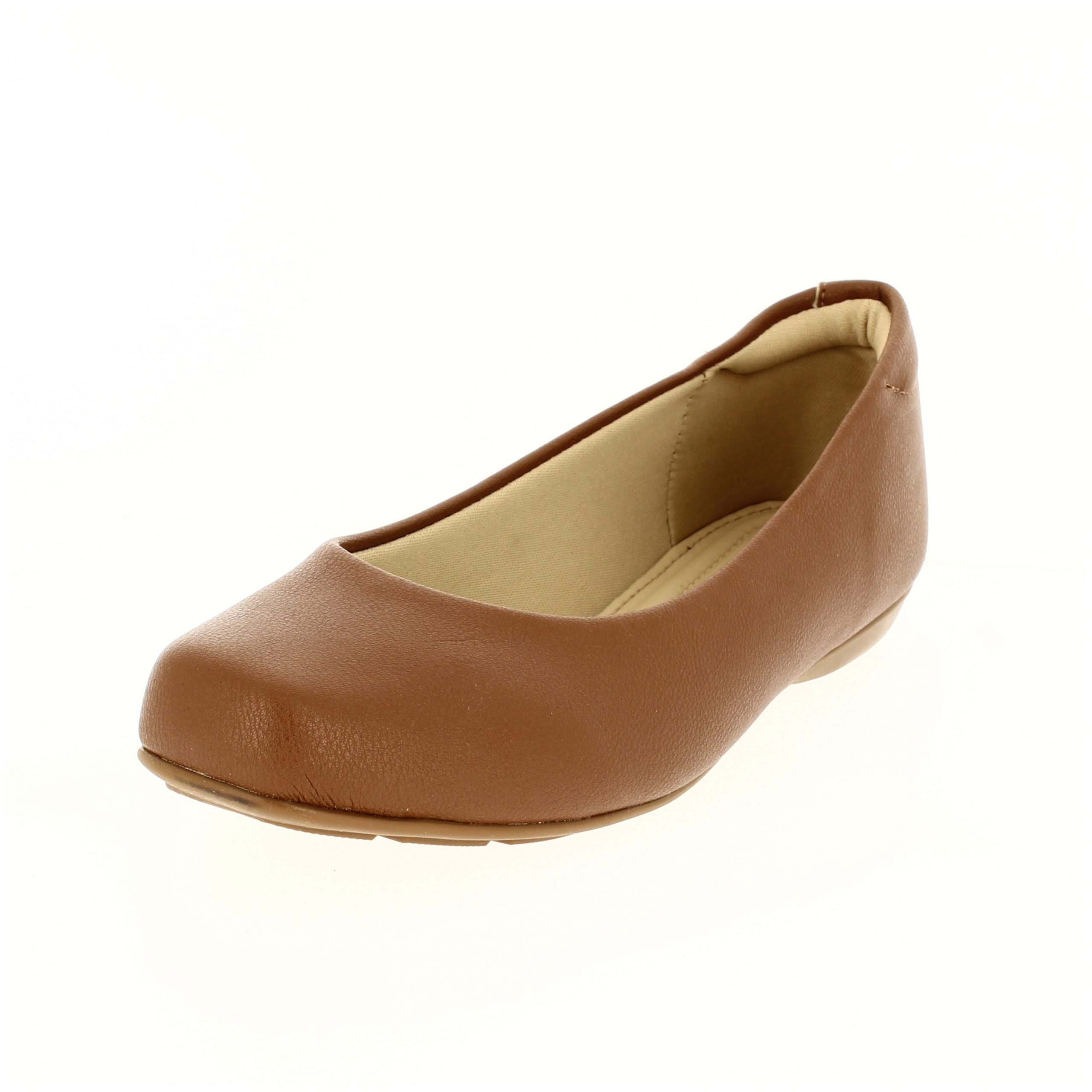 MODARE Women Casual BALLERINA Shoes HAZELNUT