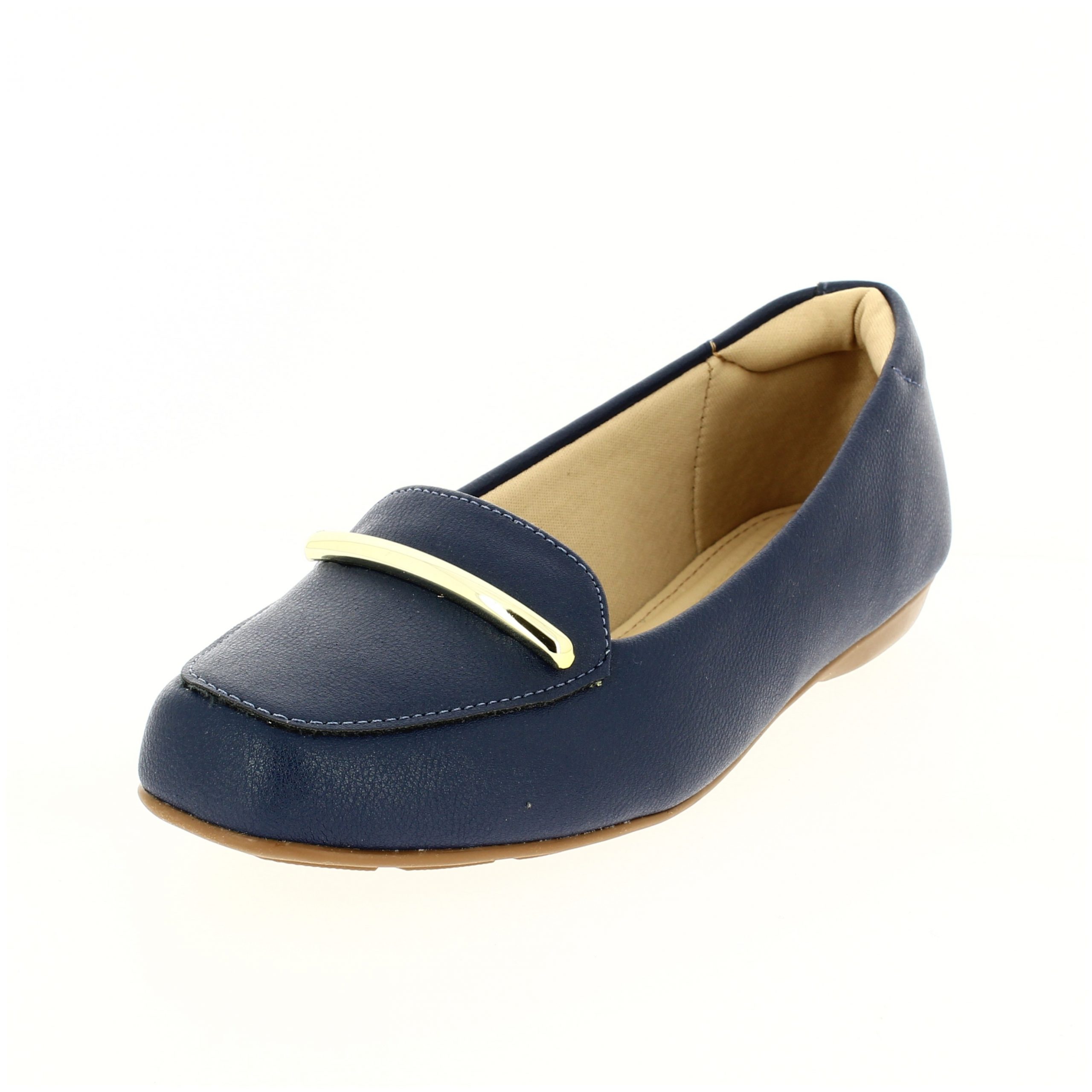MODARE Women Casual BALLERINA Shoes NAVY BLUE
