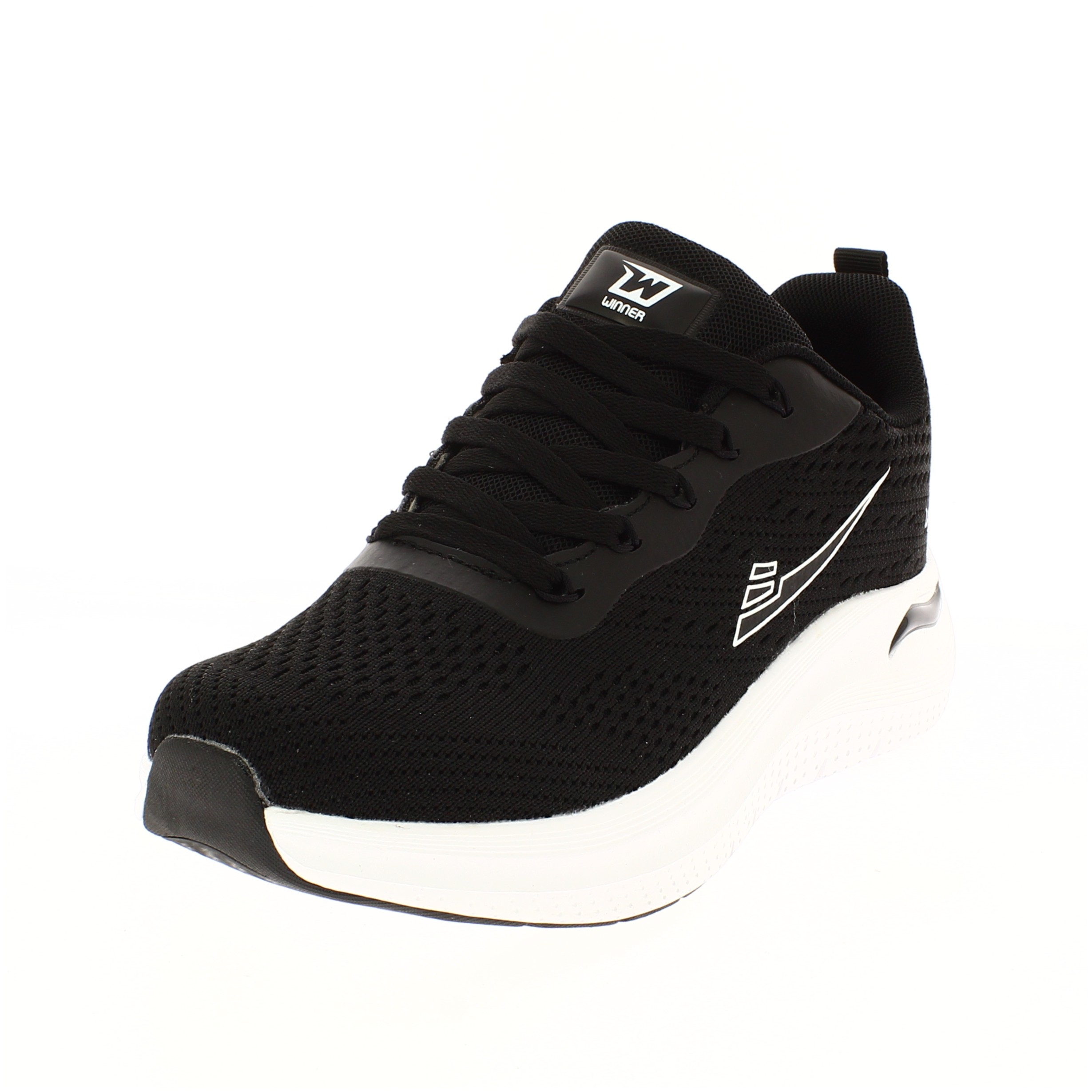 Winner Men RUNNING Lacing Shoes BLACK