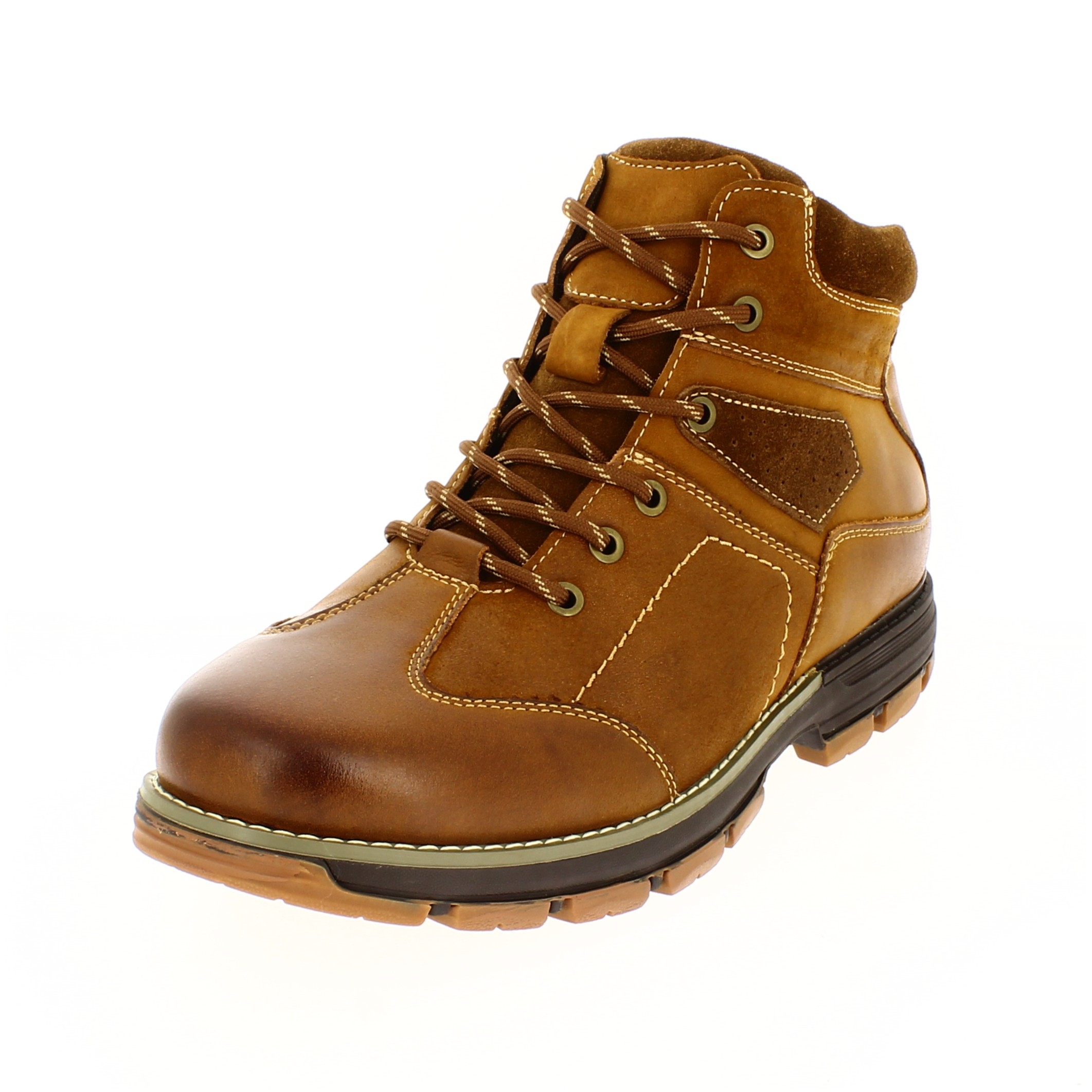 Royal Wings Men Casual Lacing Shoes BROWN