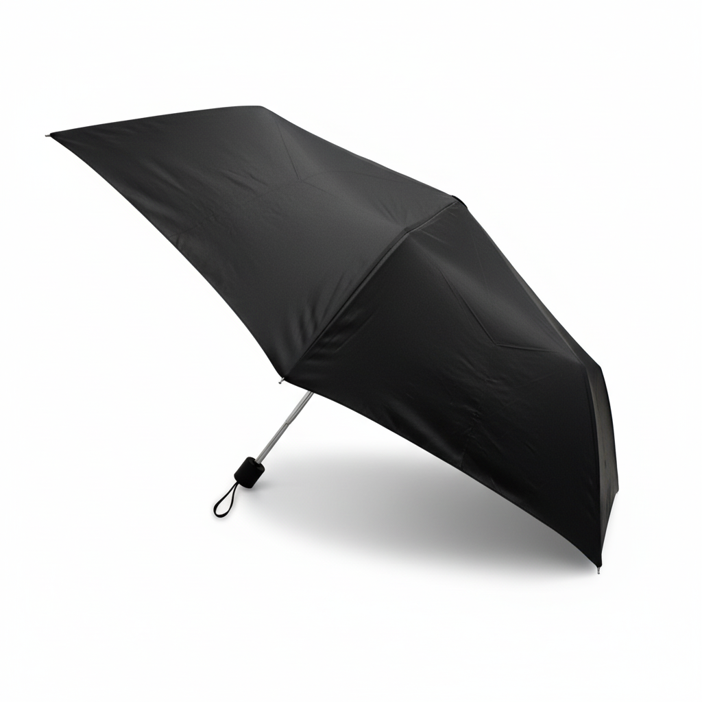 ZITO WOMEN TWO FOLD UMBRELLA - BLACK