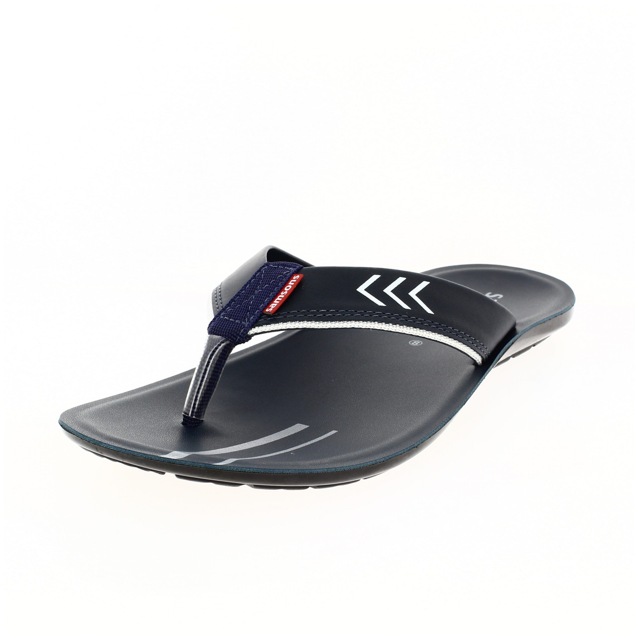 samsons   Men Casual V-strap Slippers BLUE