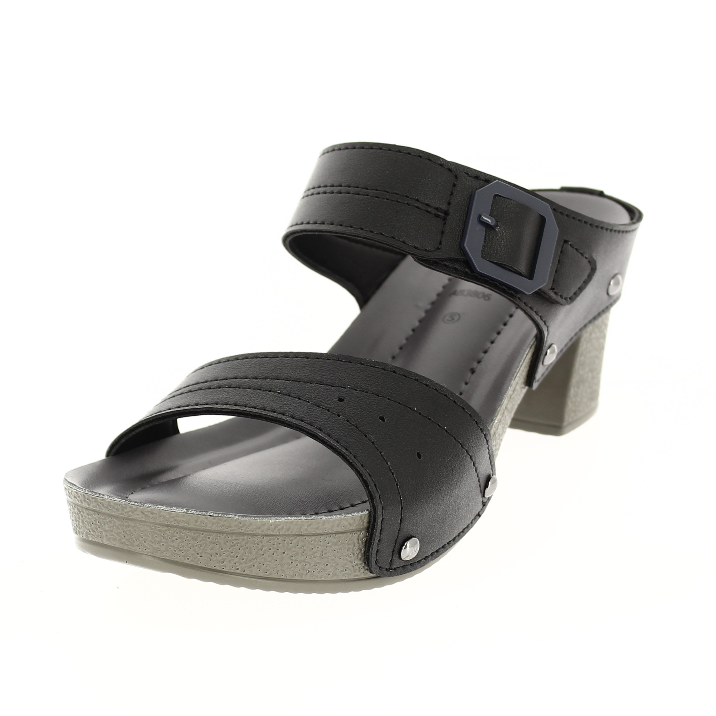 PETALZ  Women Casual  Slip-on Slippers BLACK