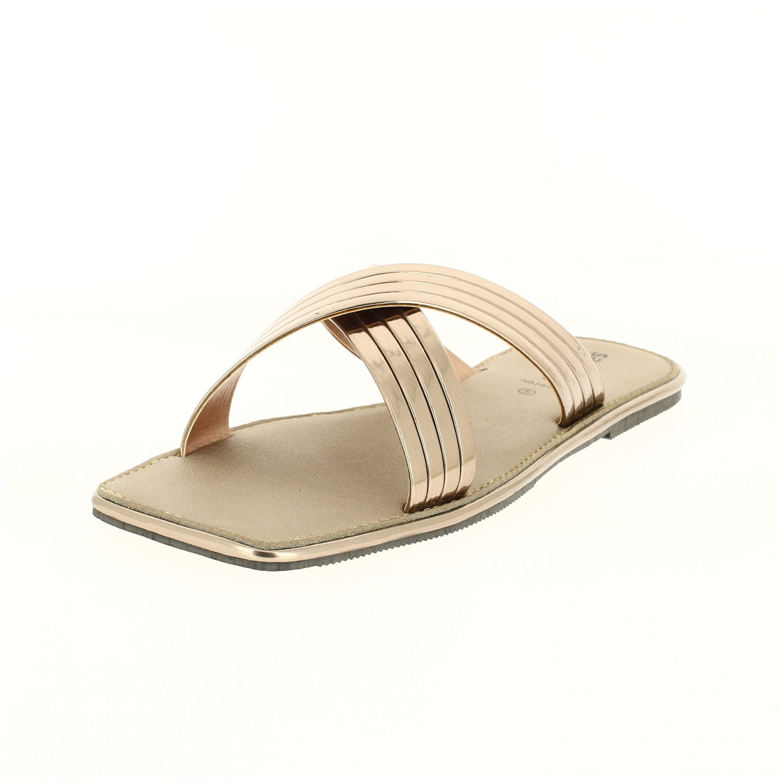 samsons Women Casual Slip-on Slippers SILVER