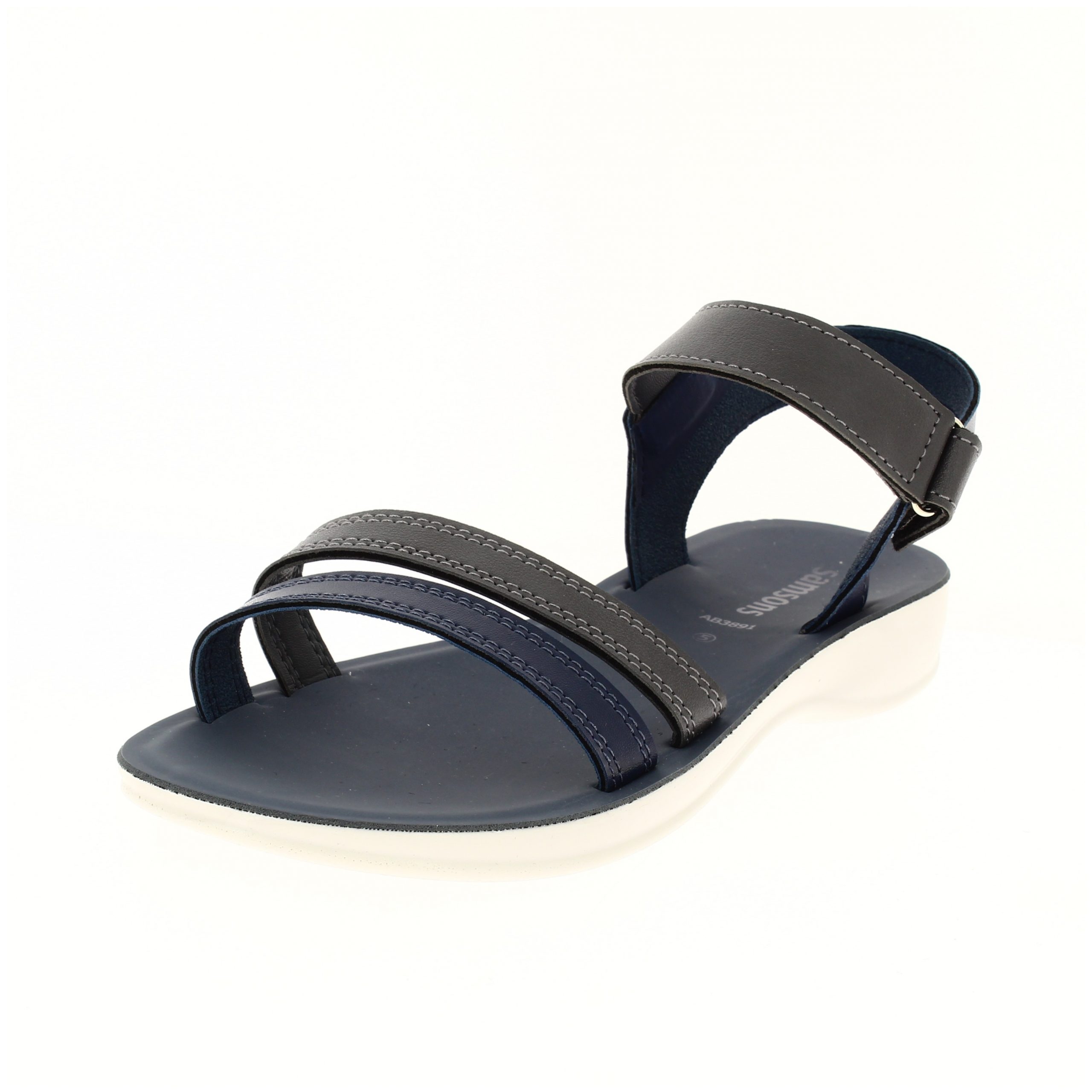 samsons Women Casual Slip-on Sandals BLUE