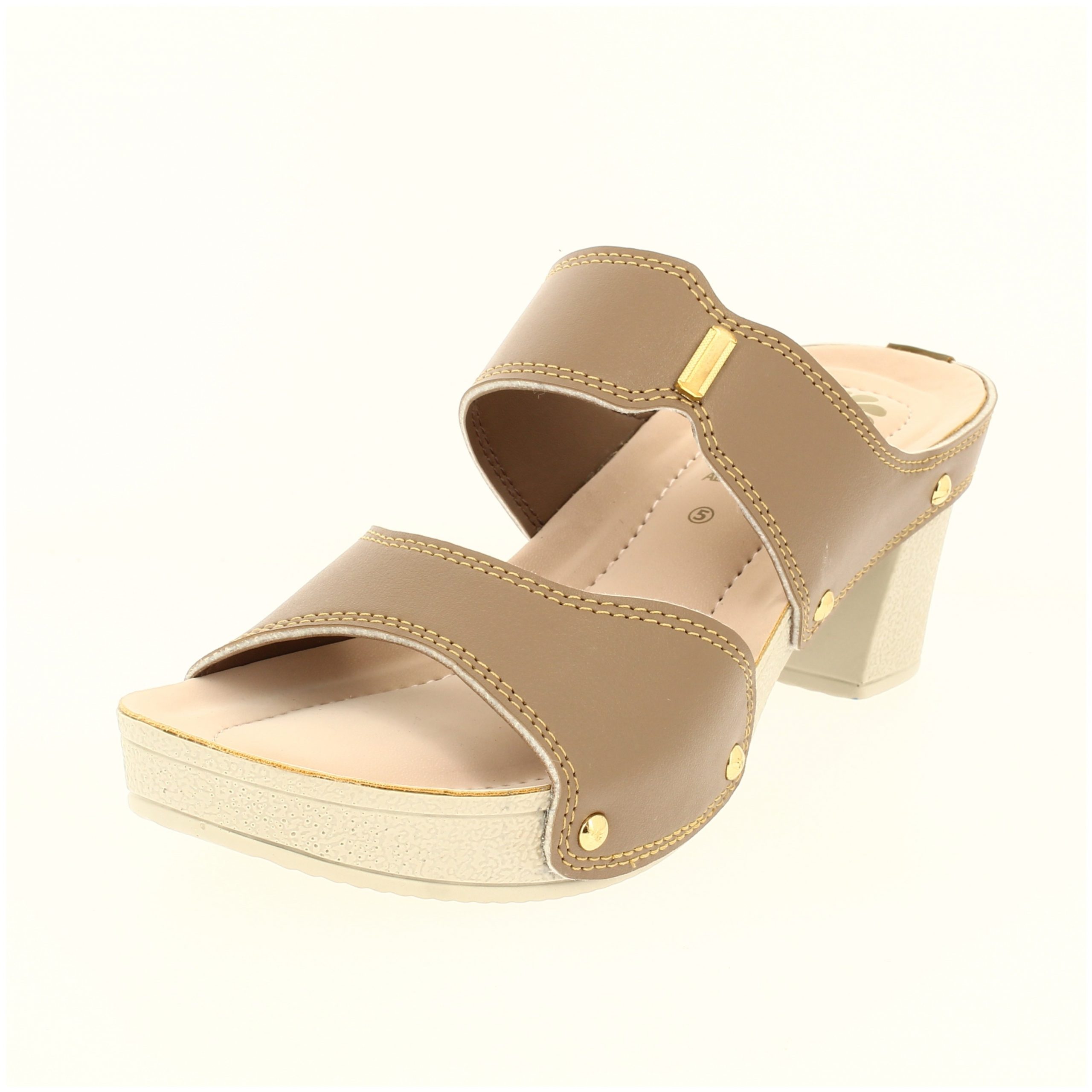 PETALZ  Women Formal  Slip-on Heels IVORY