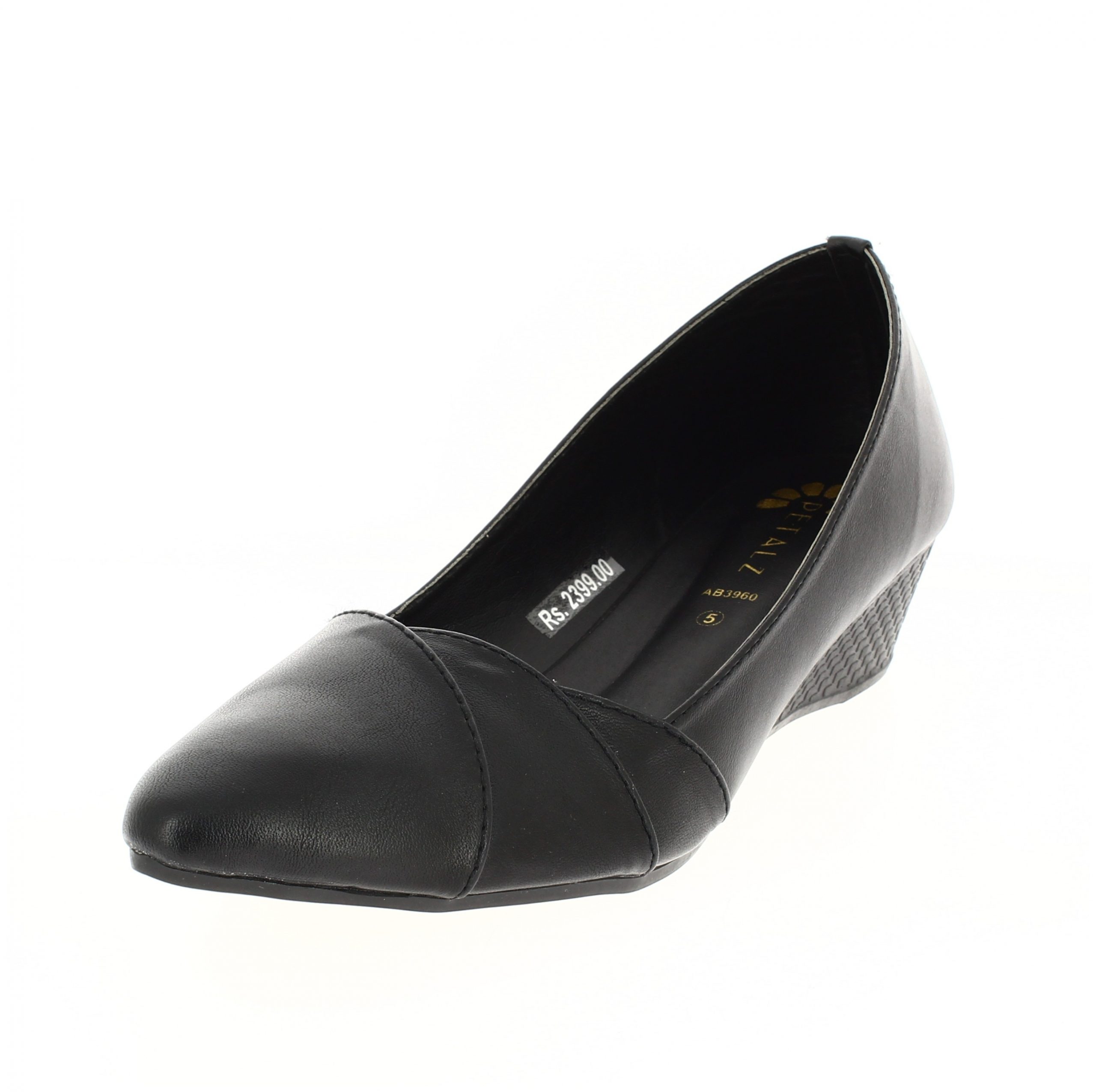 PETALZ  Women Formal Pumps Shoes BLACK