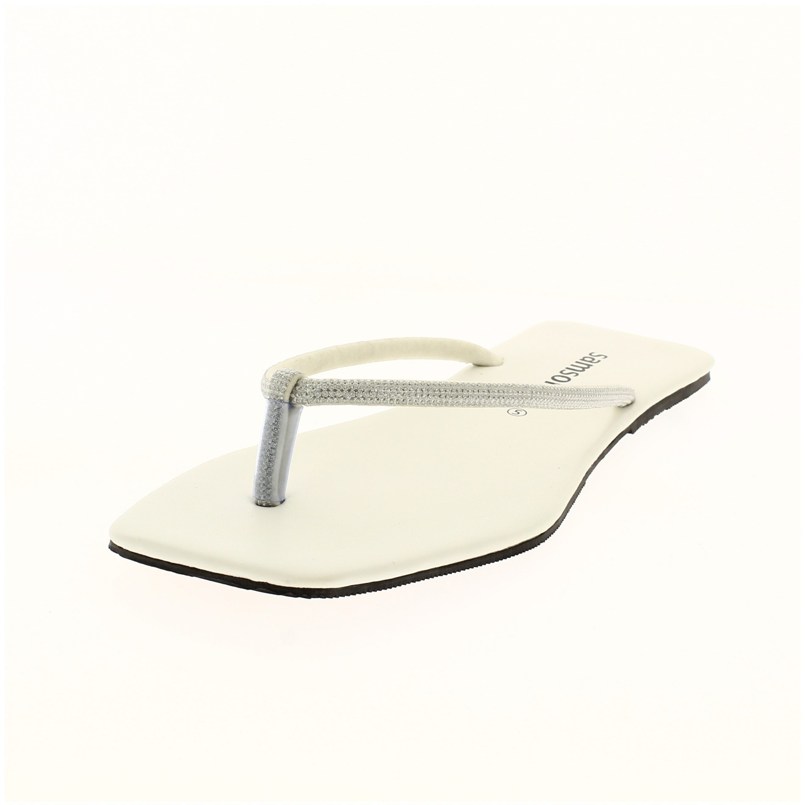 samsons  Women Casual THONGS Slippers WHITE