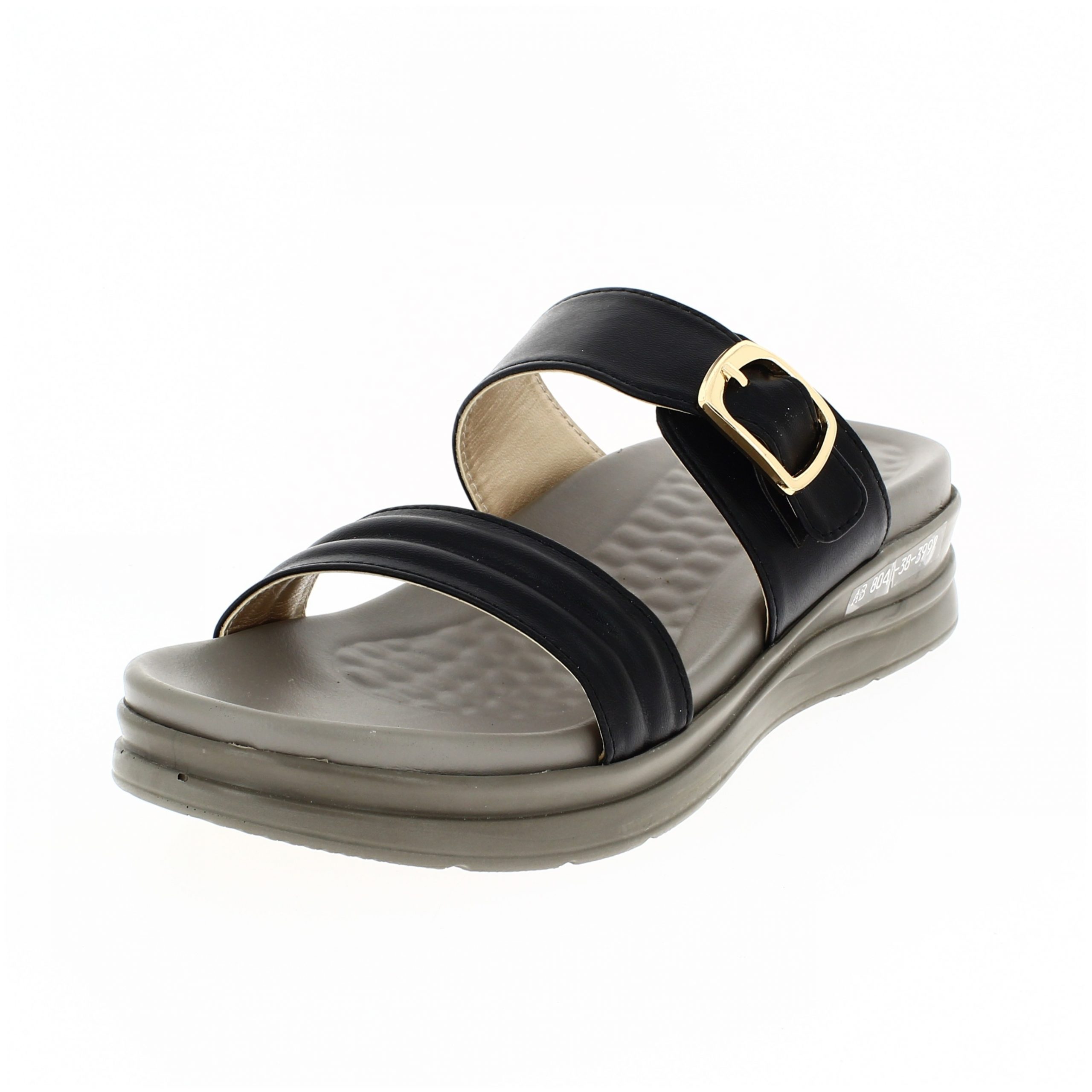 PETALZ Women Casual Slip-on Wedges BLACK