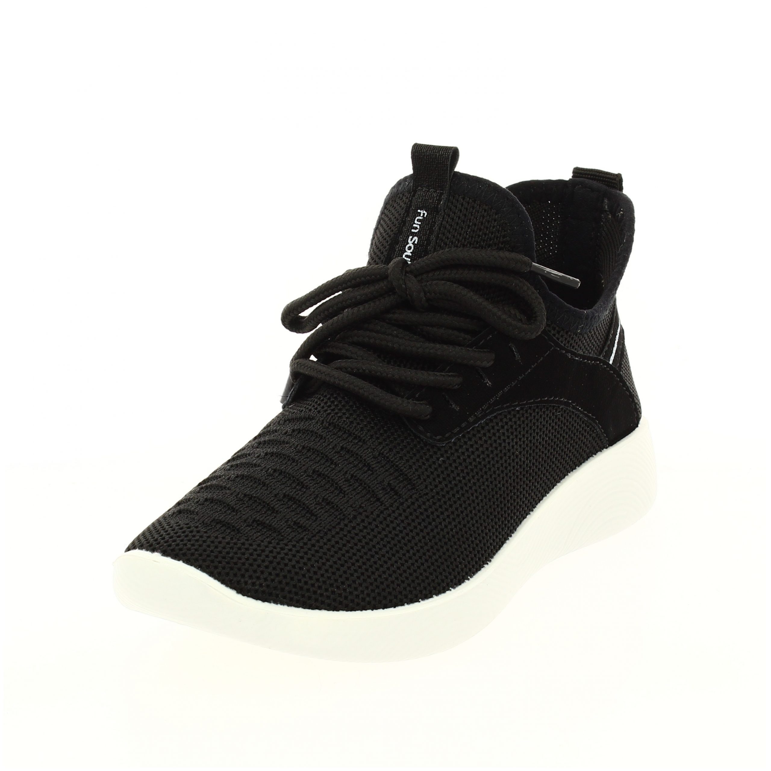 Fun Souls Boys Casual  Slip-on Shoes BLACK