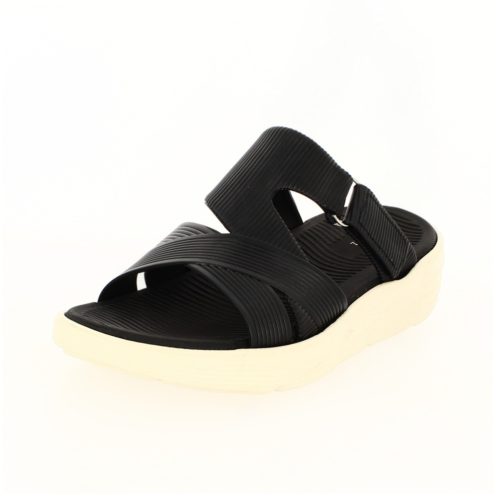 PETALZ Women Casual Slip-on Wedges BLACK