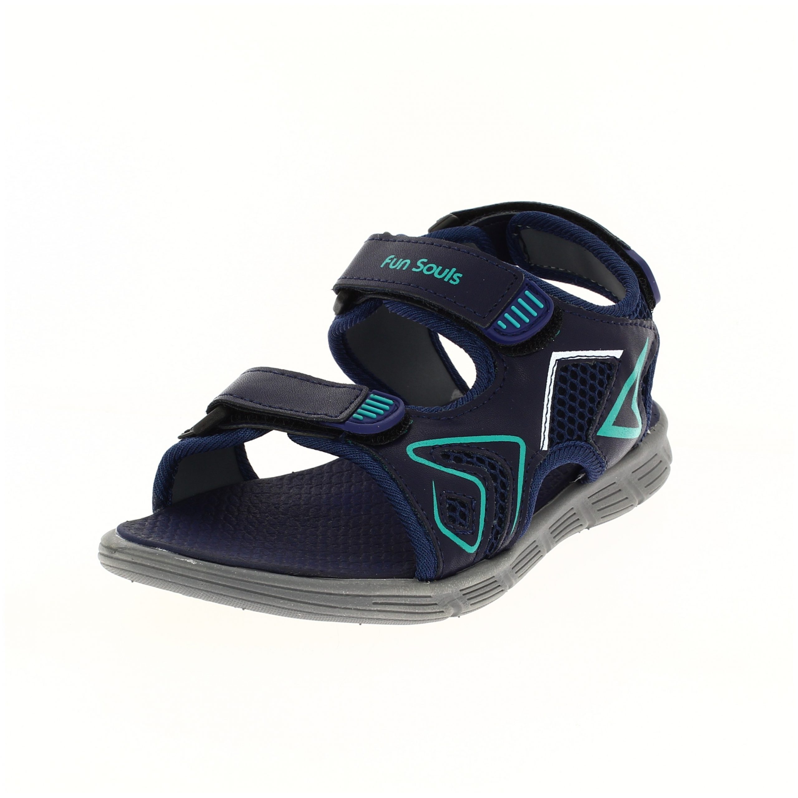 Fun Souls Boys Casual Slip-on Sandals BLUE