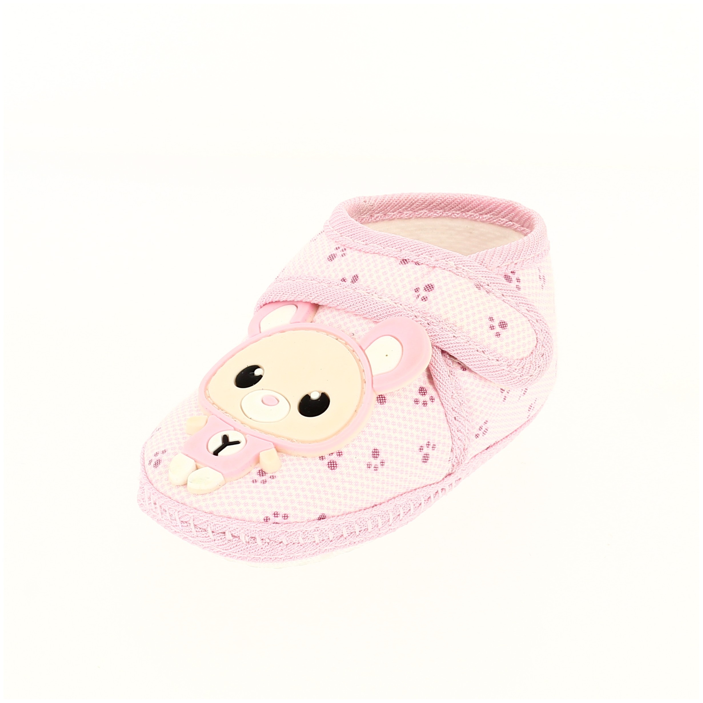 Fun Souls Girls Casual Velcro Shoes PINK