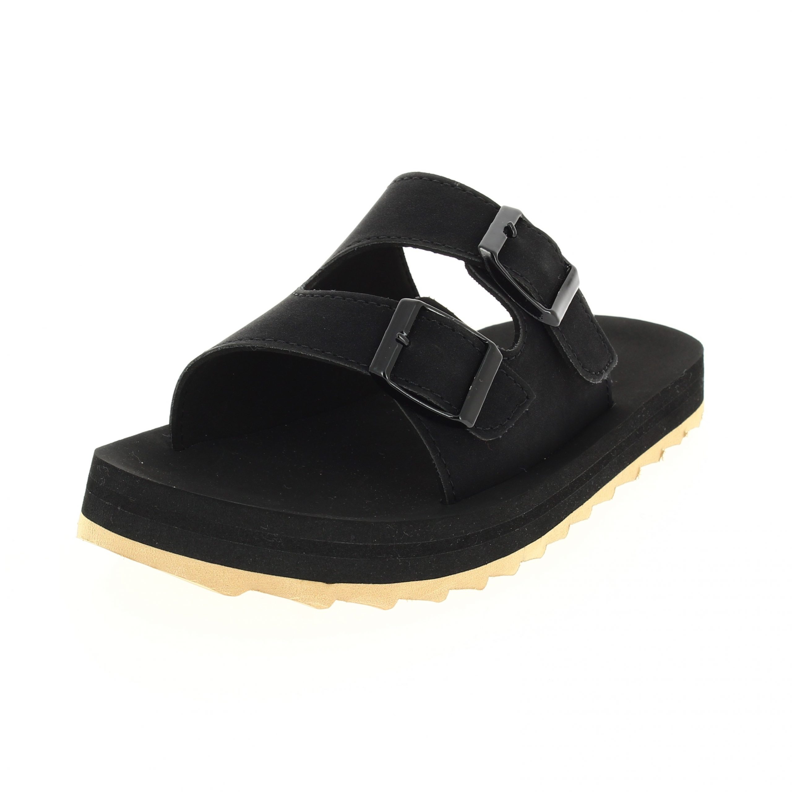FUN SOULS GIRLS CASUAL SLIP -ON SLIPPER BLACK