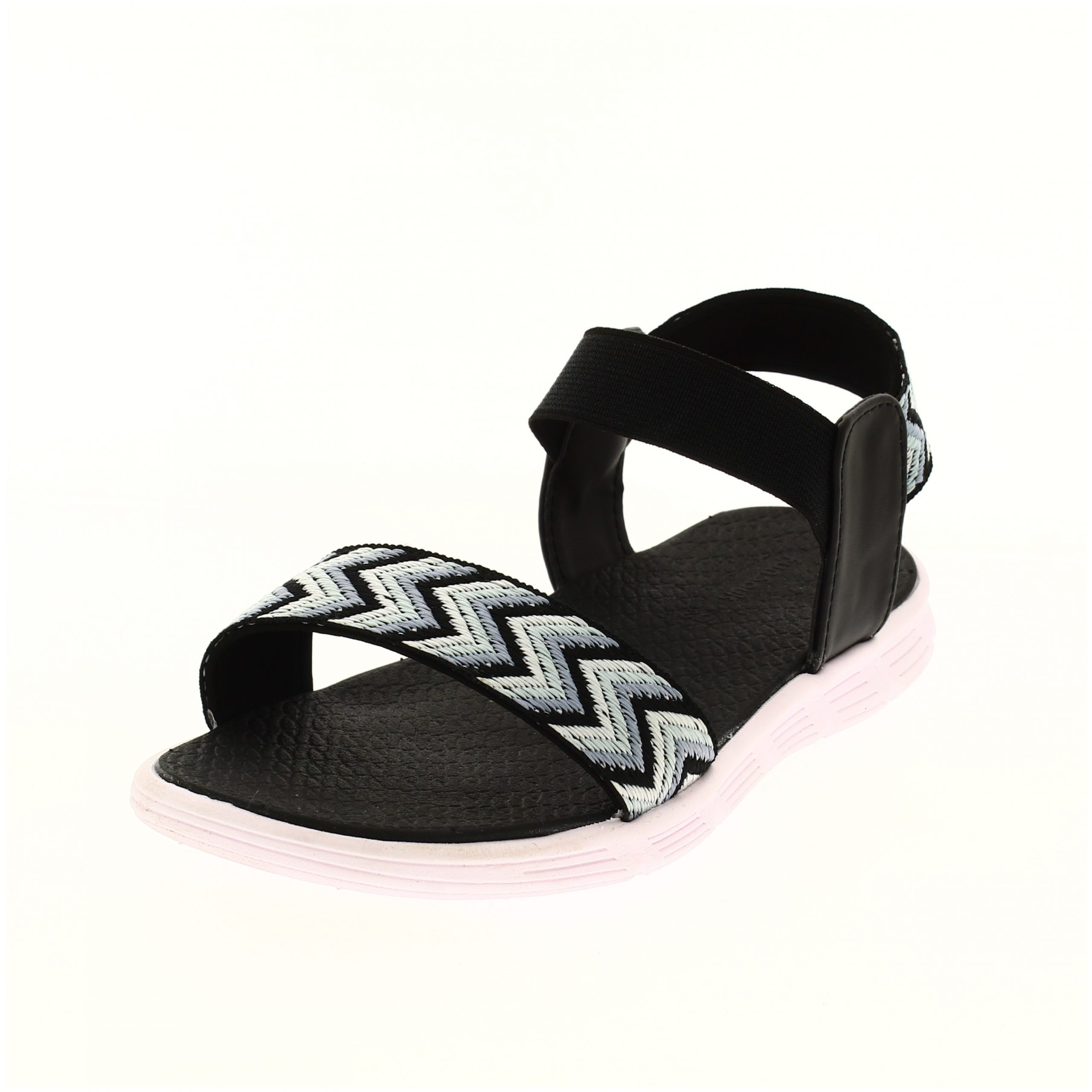 Fun Souls Girls Casual  Slip-on  Sandals BLACK