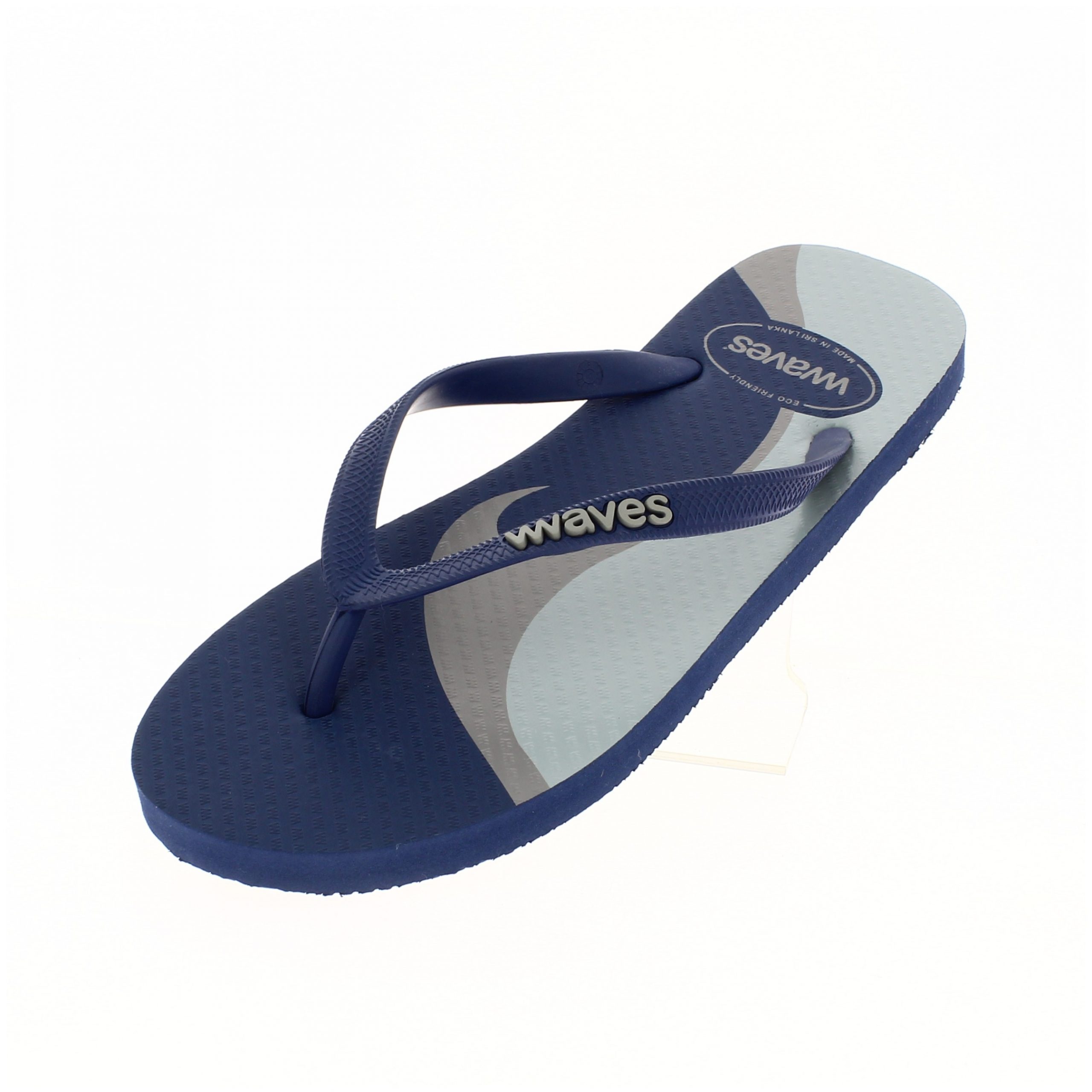 Waves   Men Casual FLATS  Flip Flops LIGHT-BLUE