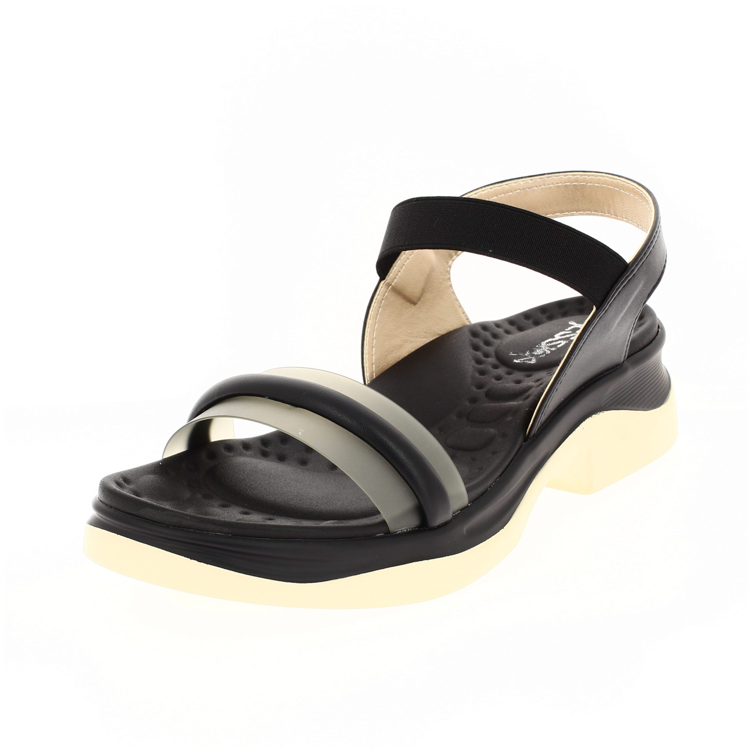 JESSICA  Women Casual  Slip-on Wedges BLACK