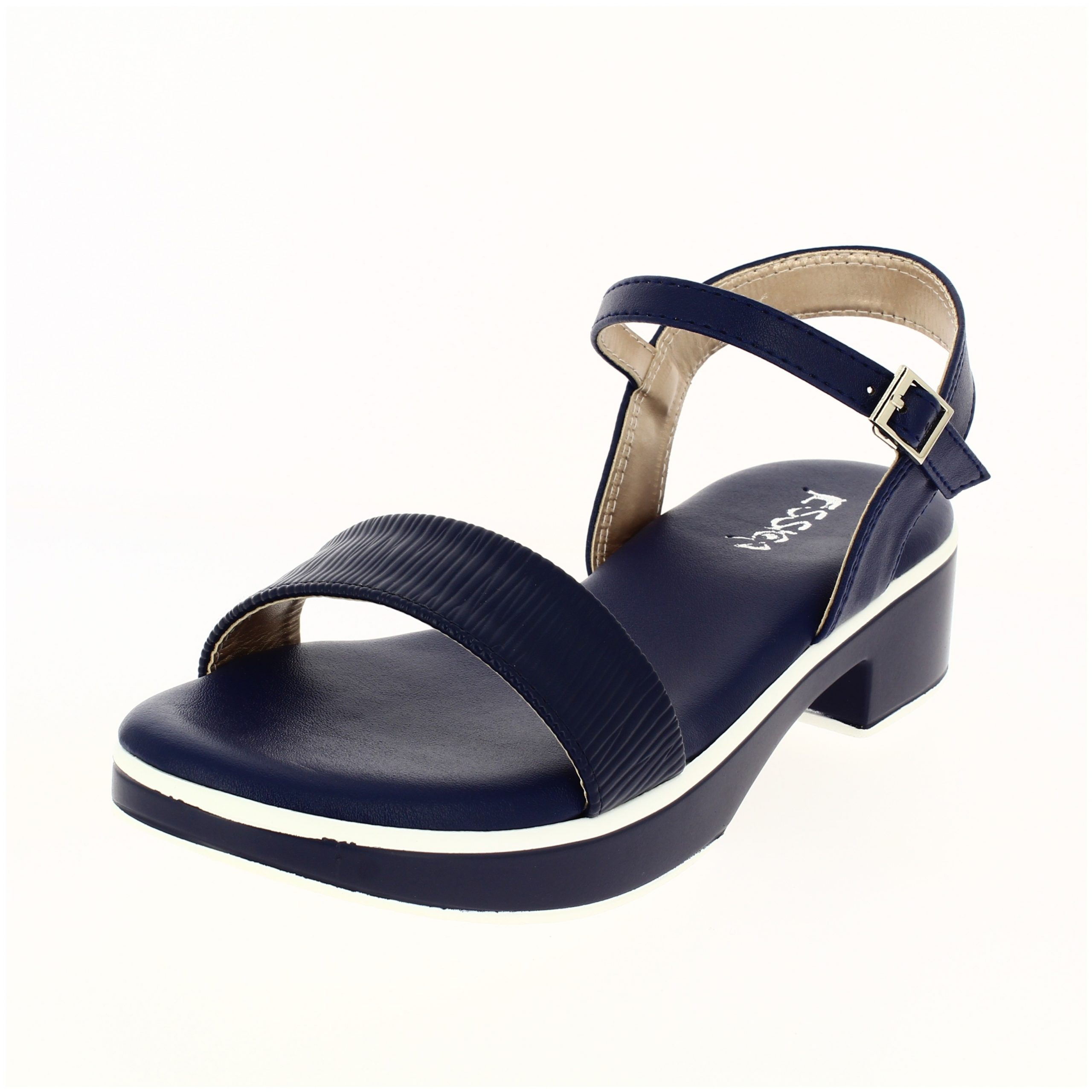 JESSICA Women Casual Slip-on Heels BLUE