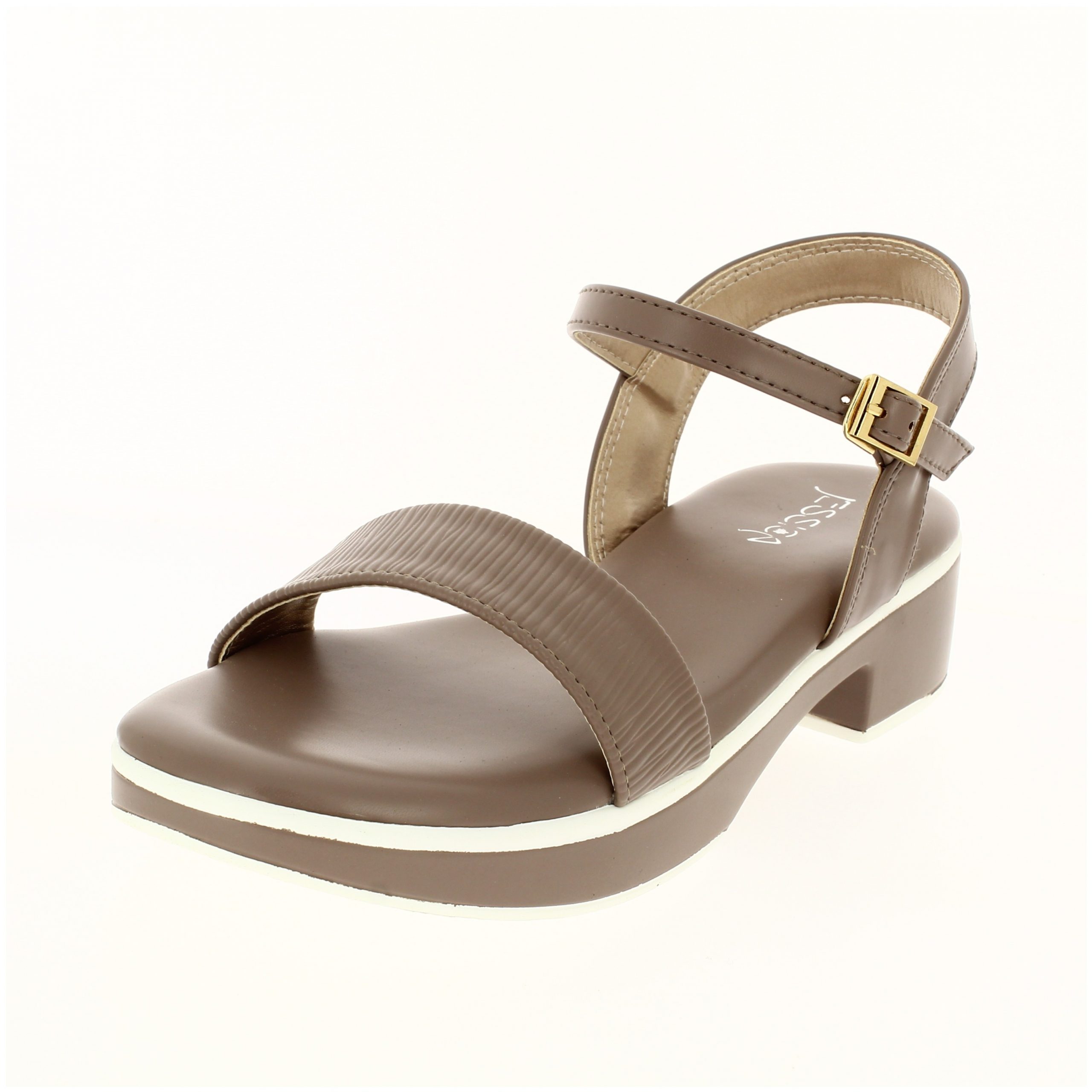 JESSICA Women Casual Slip-on Heels BEIGE