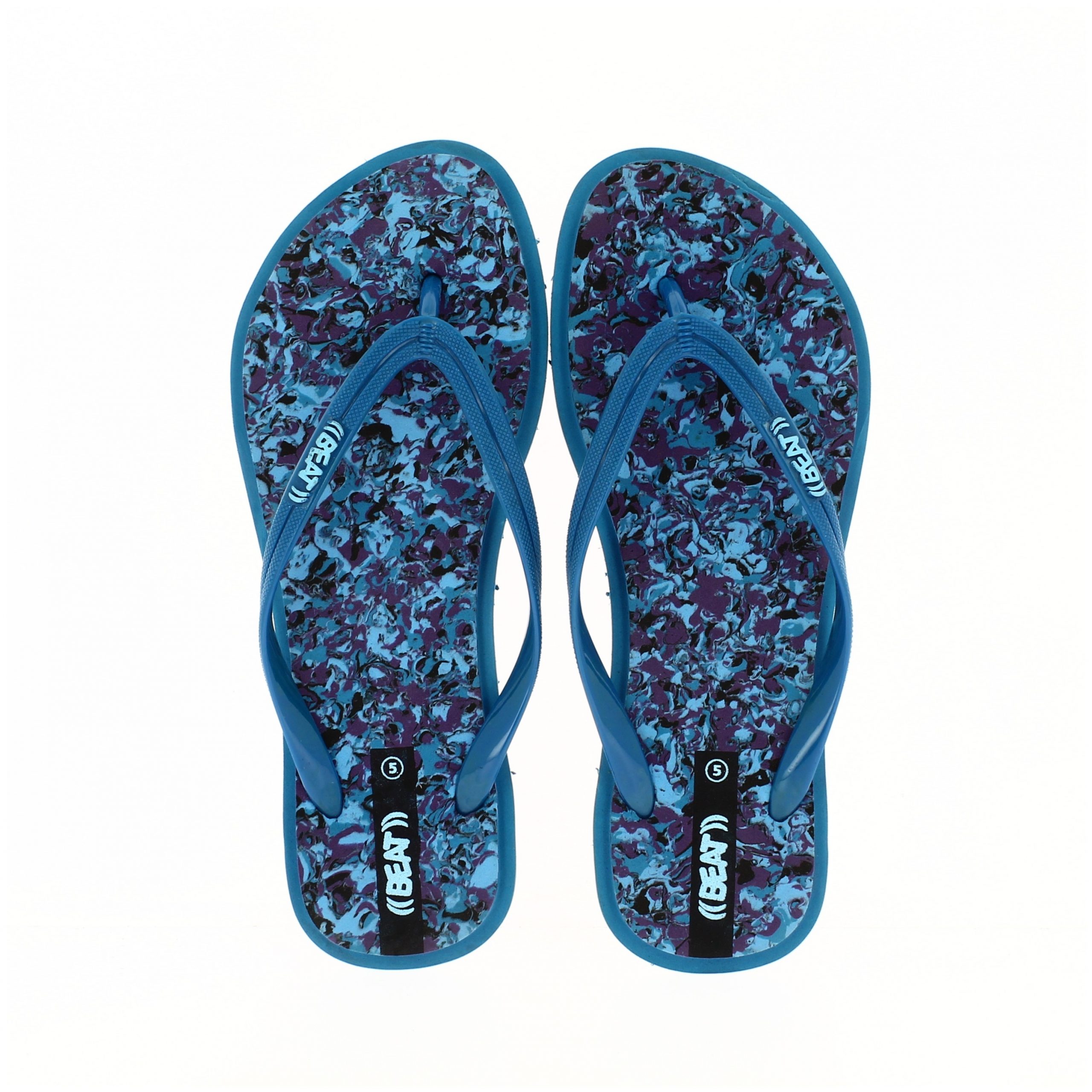 BEAT  Women Casual FLATS  Flip Flops Dark Blue, Pink, Blue, Aqua, Black