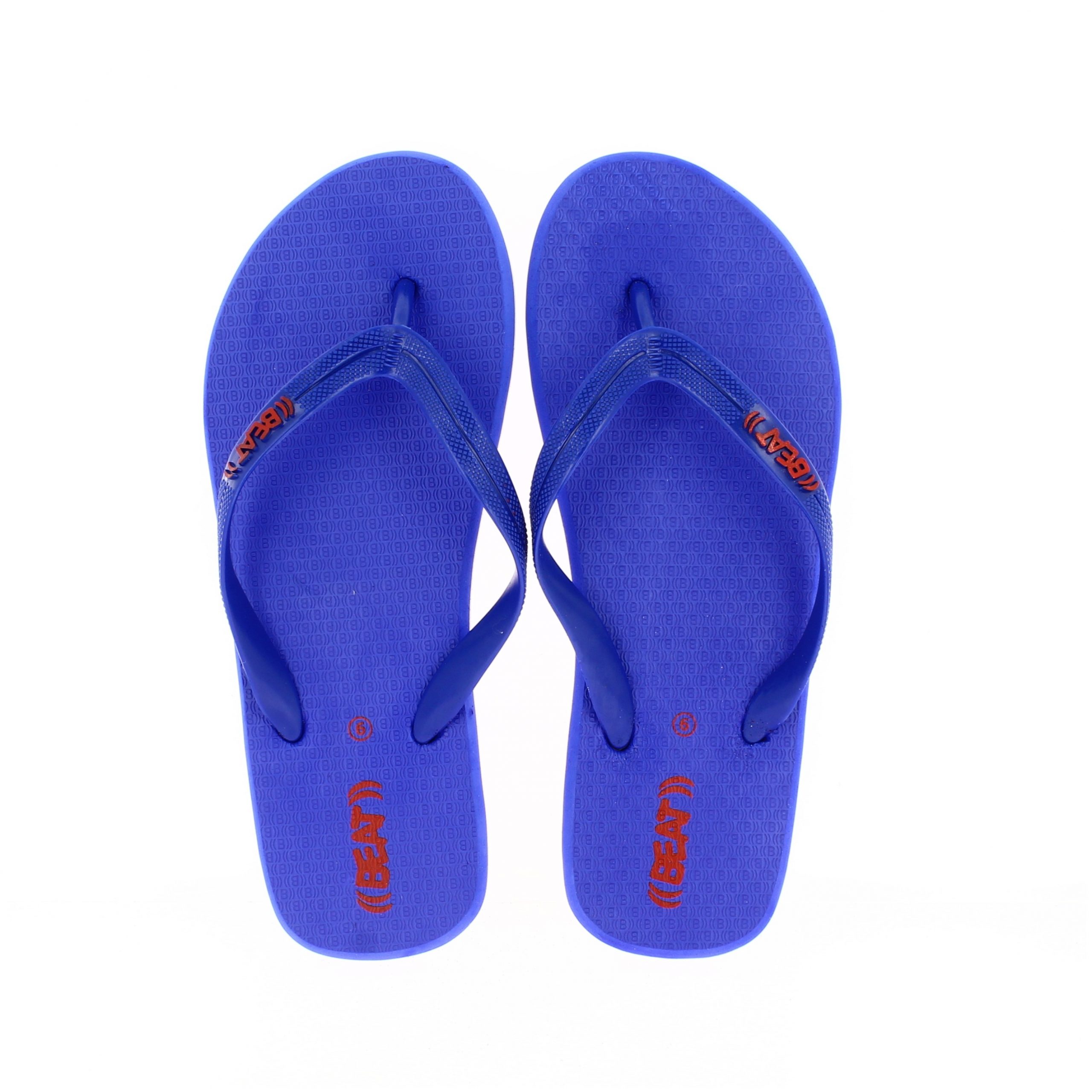 BEAT   Men Casual FLATS  Flip Flops Black , Navy , Blue , Aqua , Navy / White