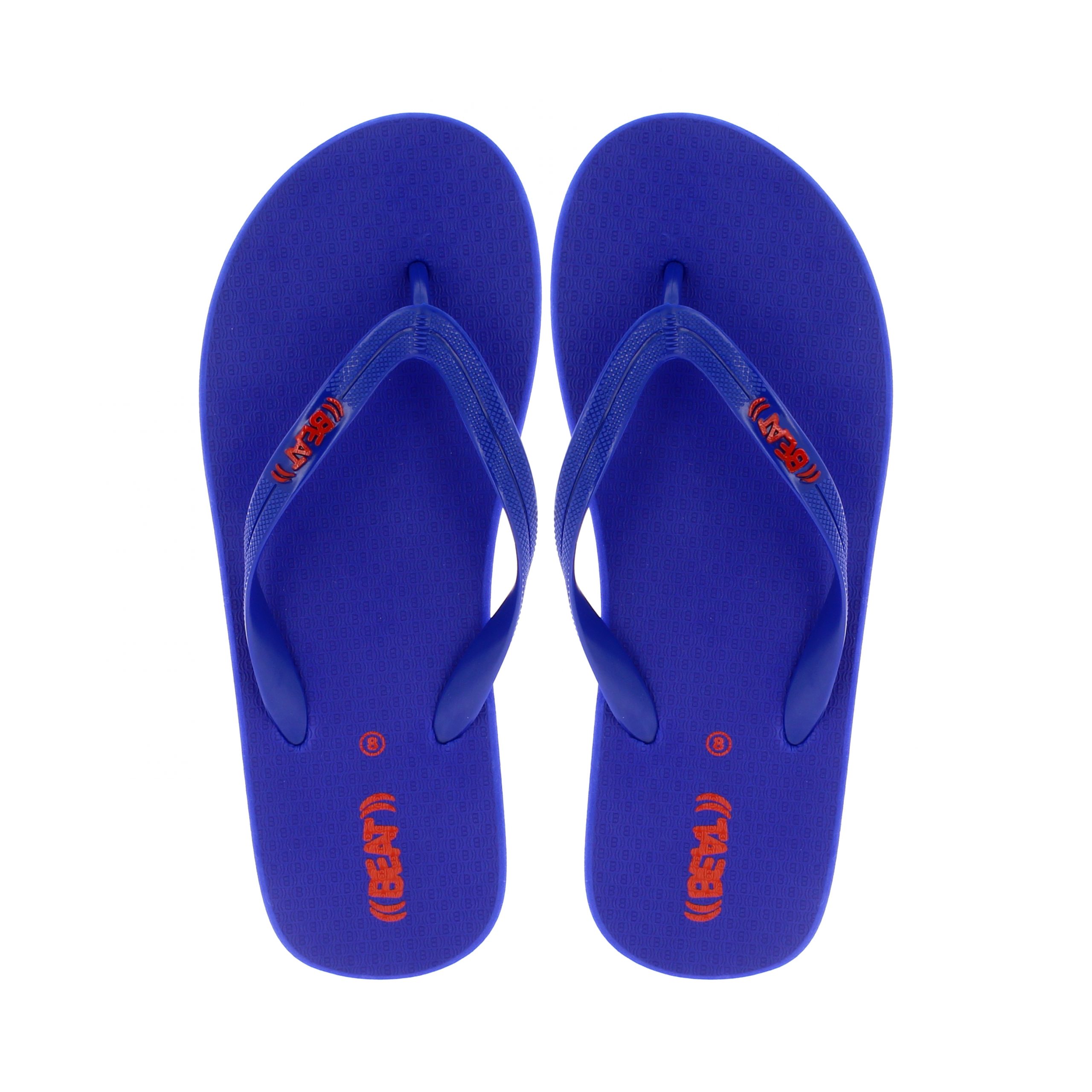 BEAT  Men Casual FLATS  Flip Flops Blue , Dark Blue, Dark Blue/Red, Black, Aqua