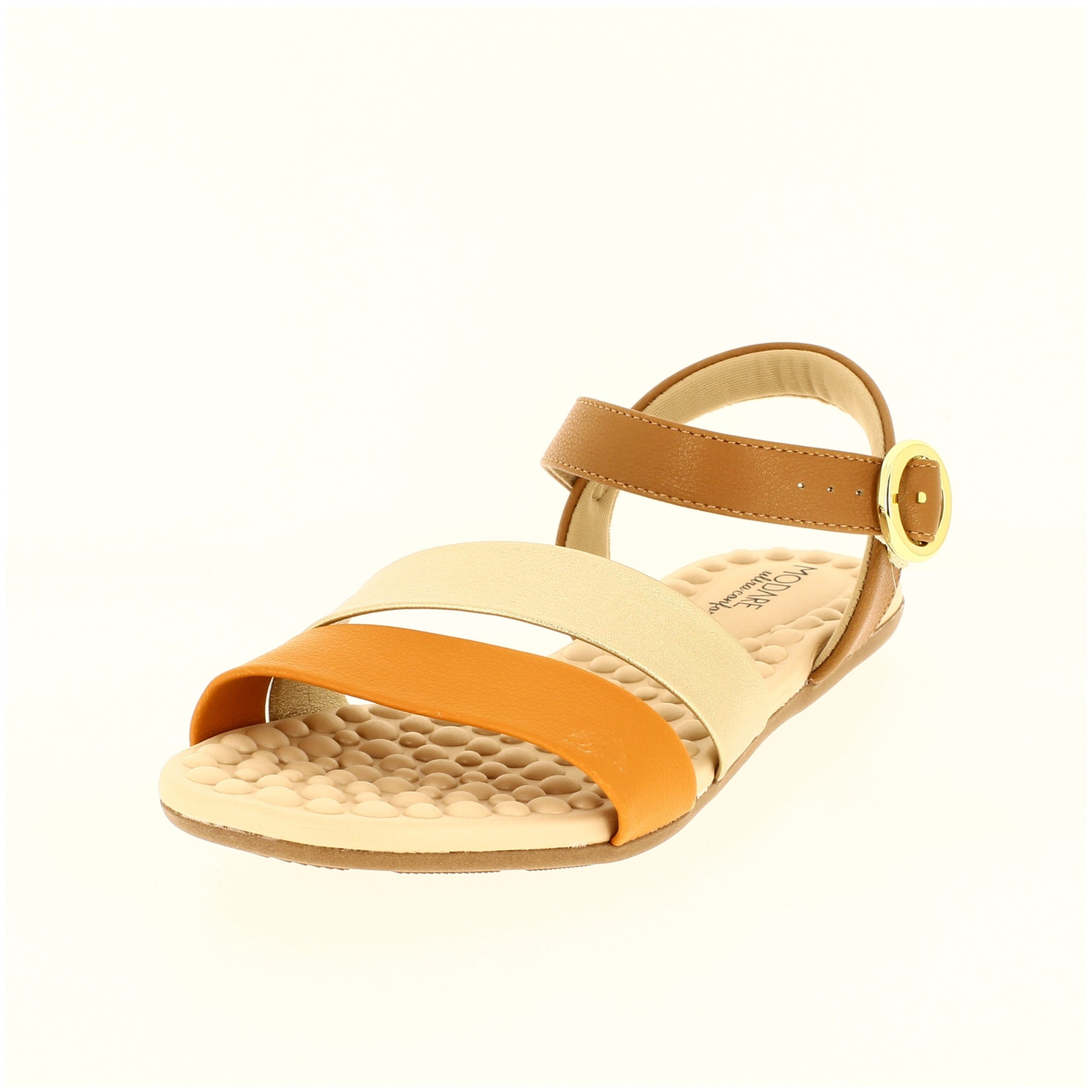 MODARE Women Casual Slip-on Sandals CAMEL