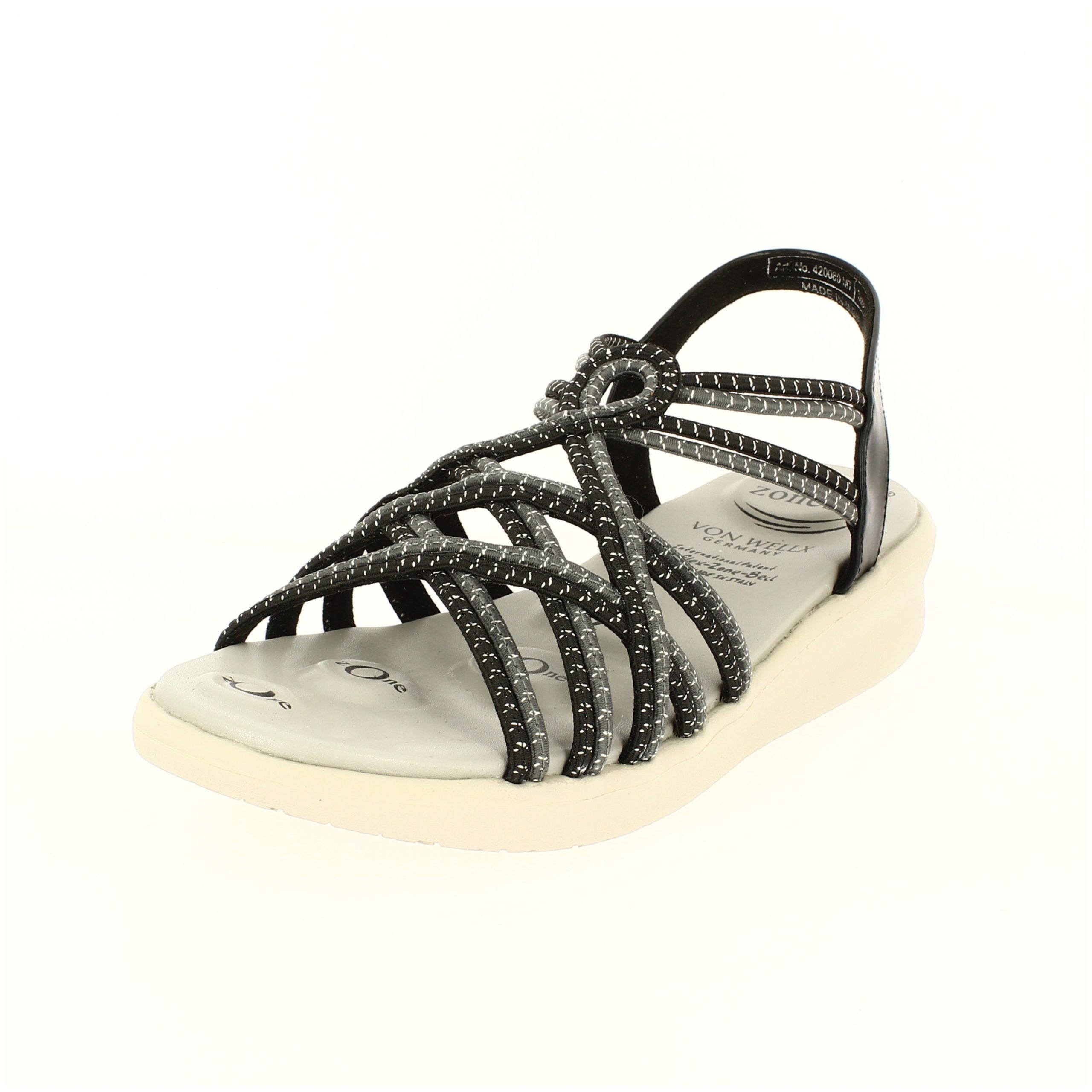 Von Wellx Women Casual Slip-on Slippers BLACK