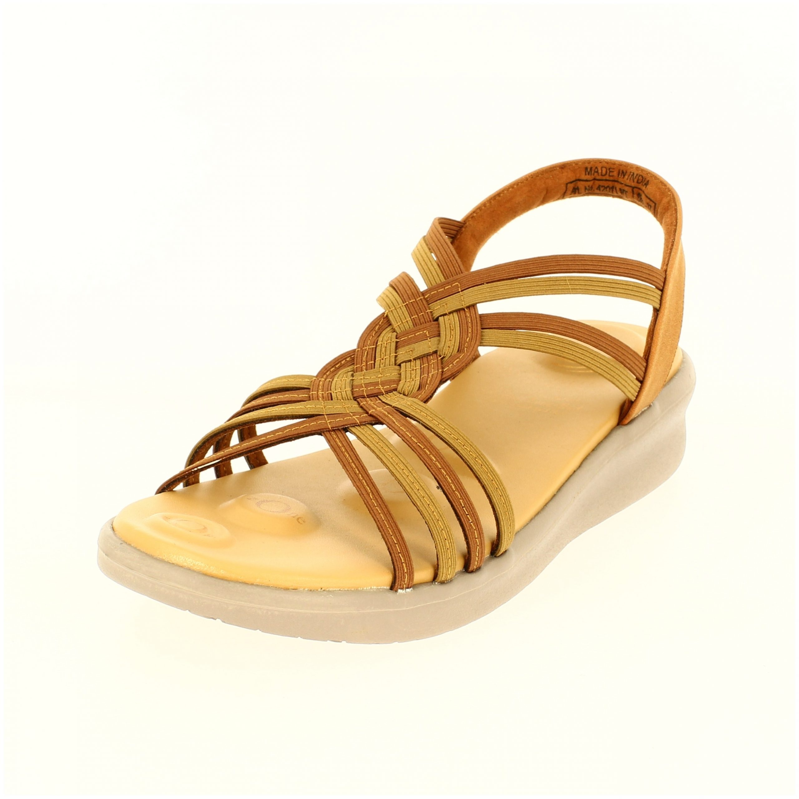 Von Wellx Women Casual Slip-on Slippers TAN