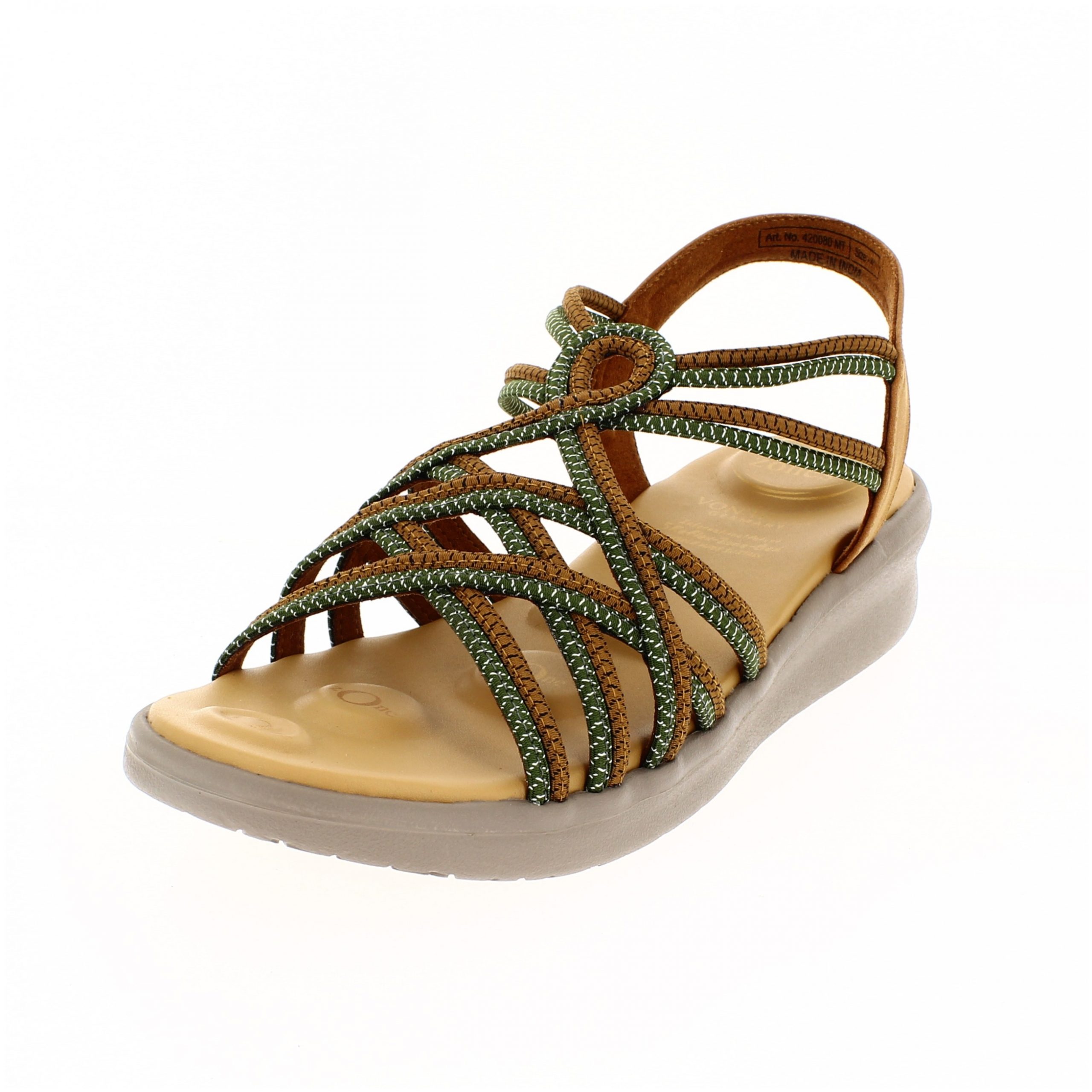 Von Wellx  Women Casual  Slip-on  Sandals Tan