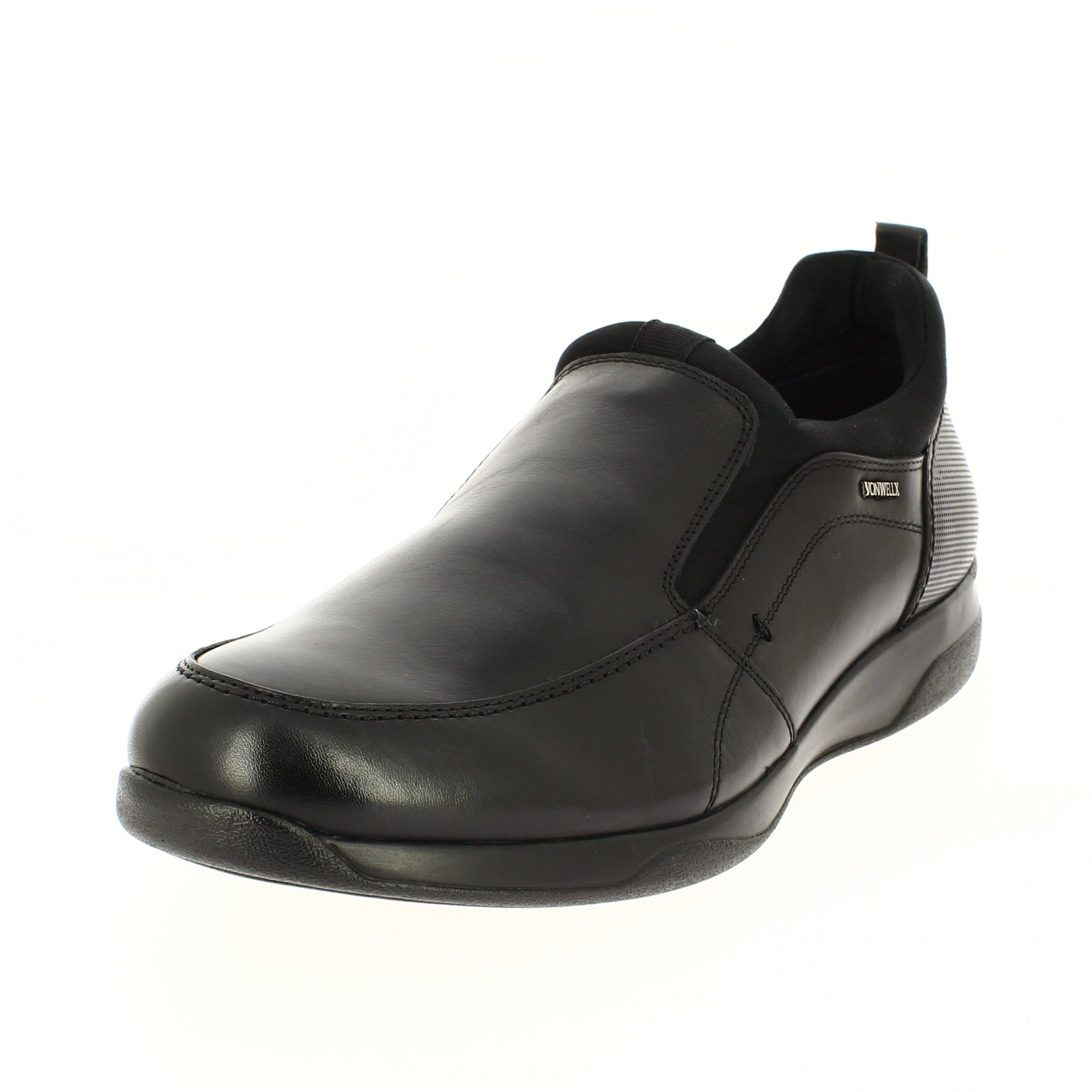 Von Wellx Men Casual Slip-on Shoes BLACK