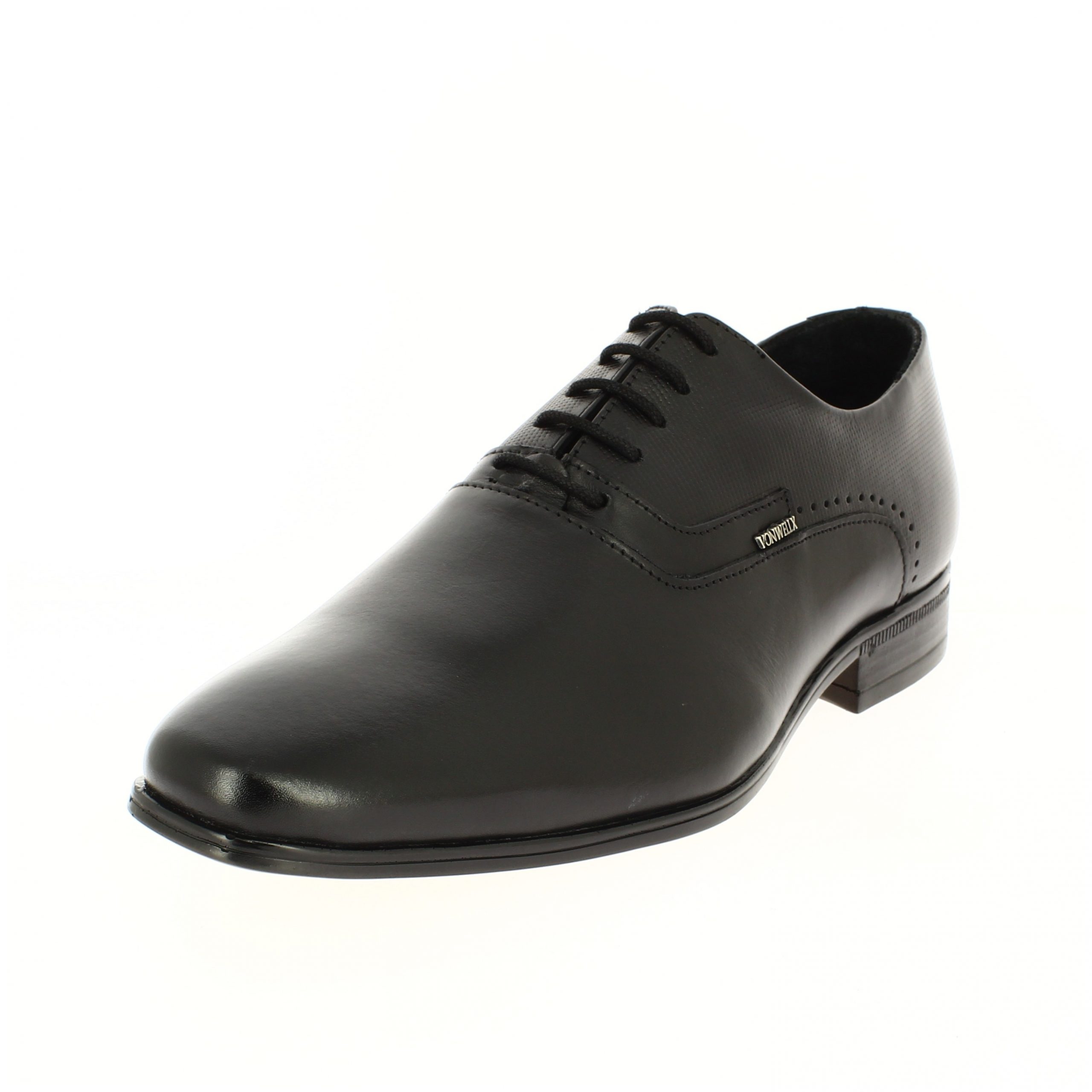 Von Wellx Men Casual Lacing Shoes BLACK