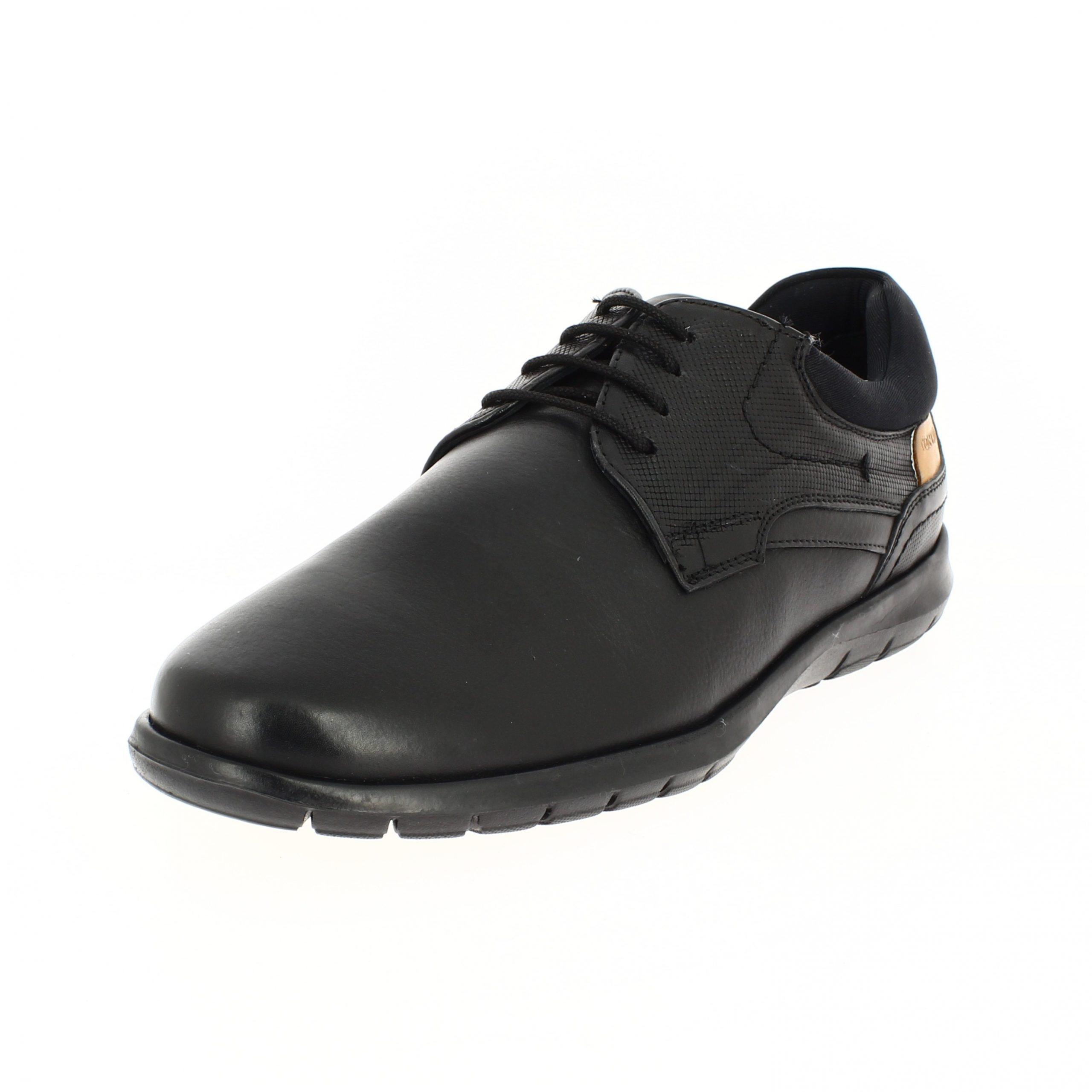 Von Wellx Men Casual Lacing Shoes BLACK