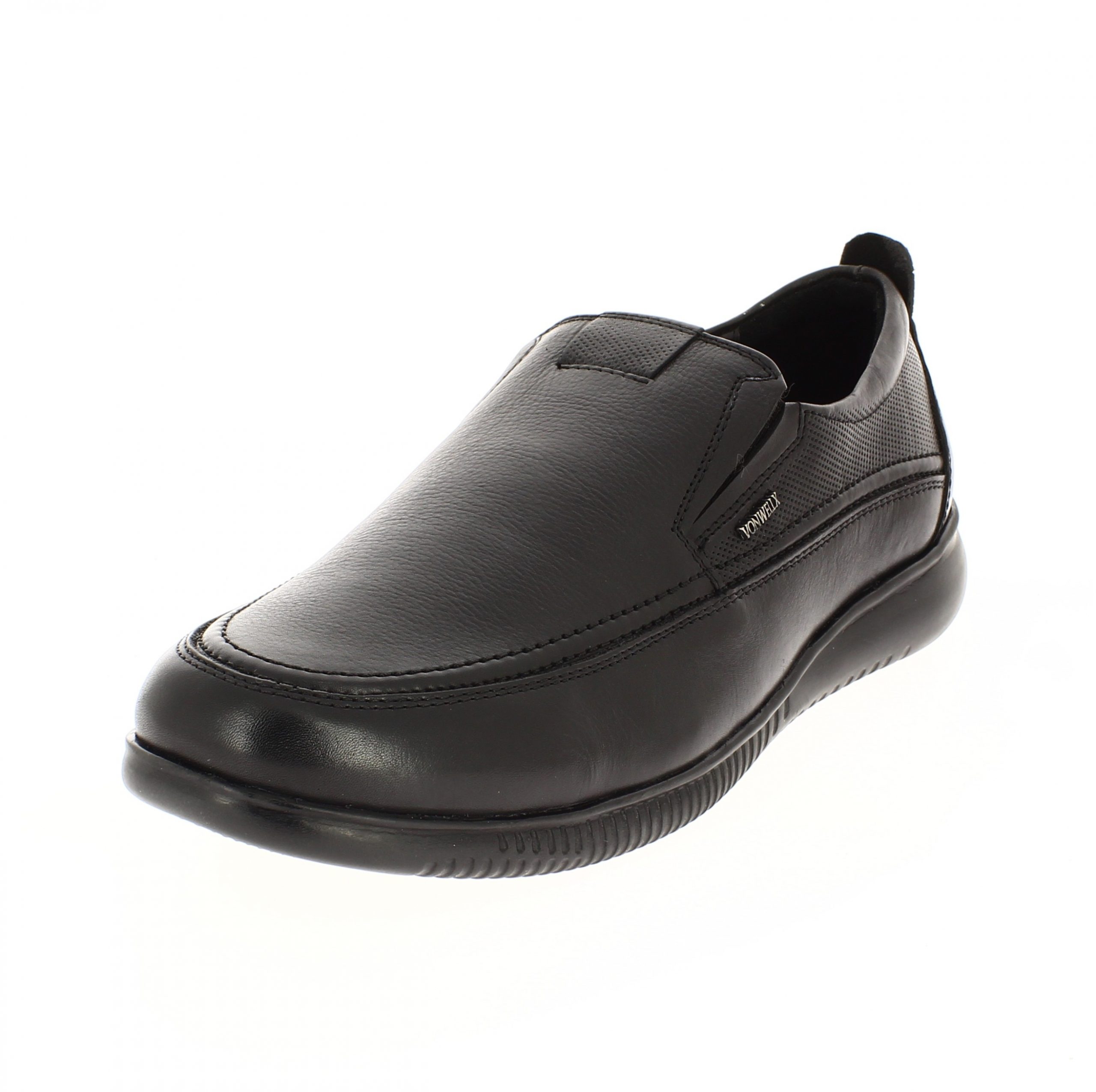 Von Wellx   Men Casual  Slip-on Shoes Black