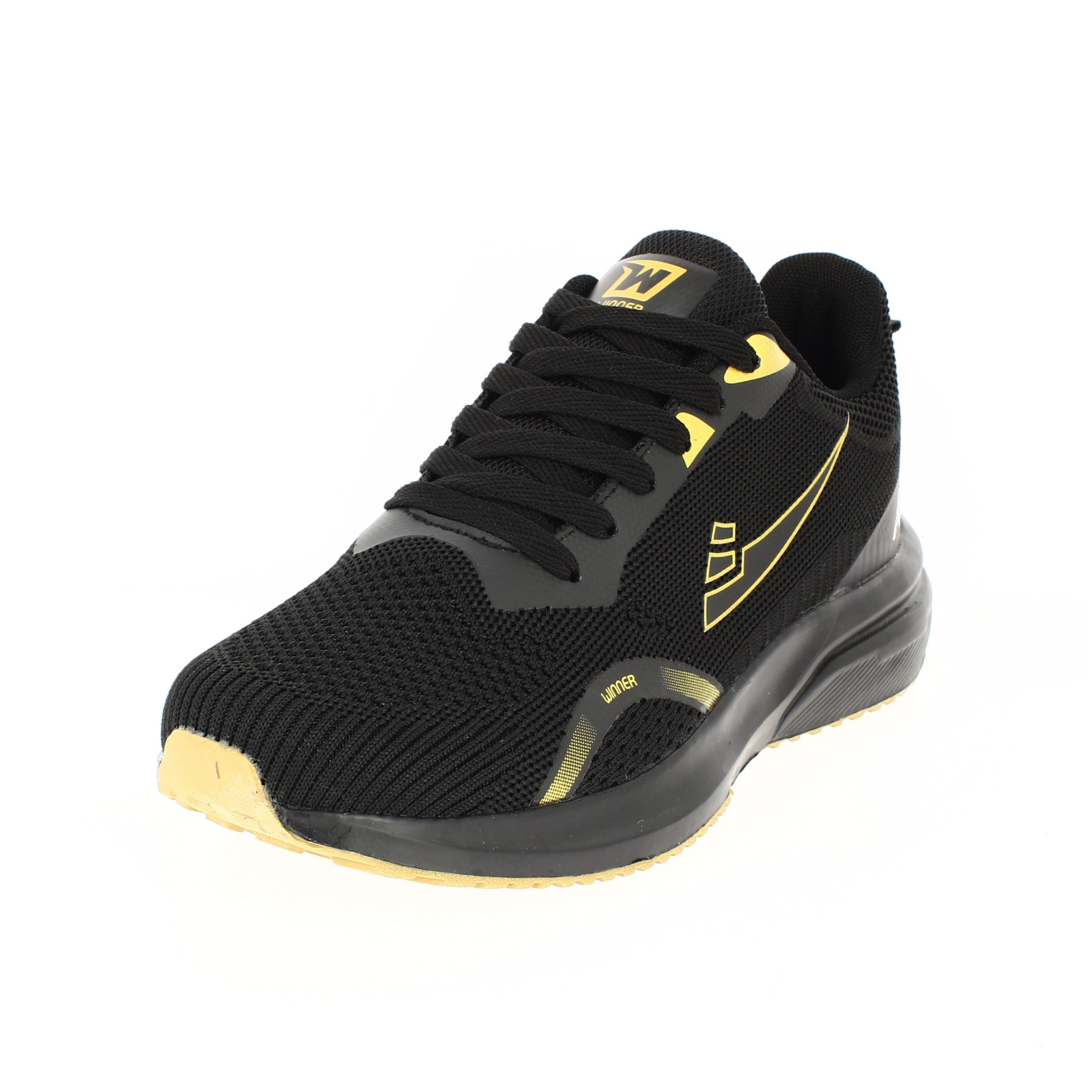 Winner Men Casual Lacing Shoes BLACK