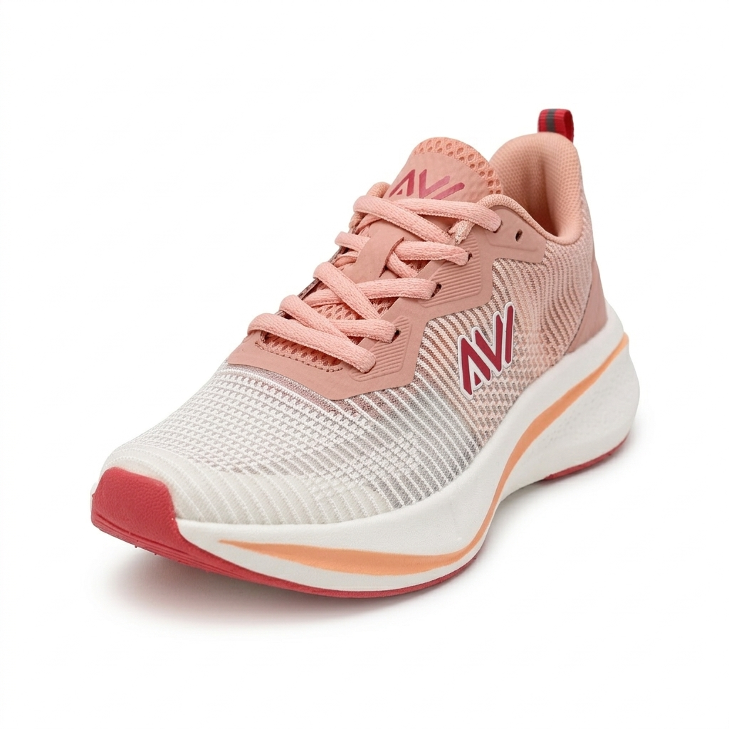 AVI Women Running Lacing Shoes Pink