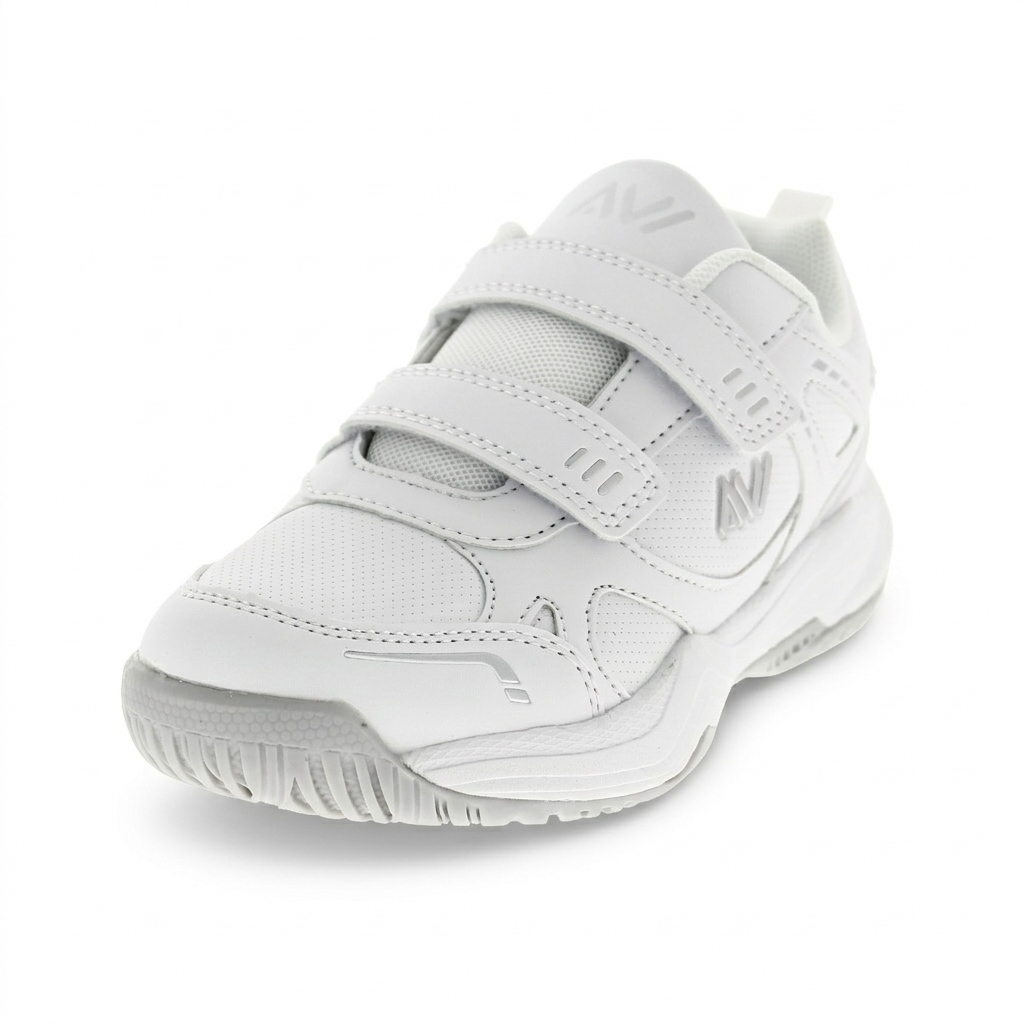 AVI Unisex Casual Velcro Shoes White