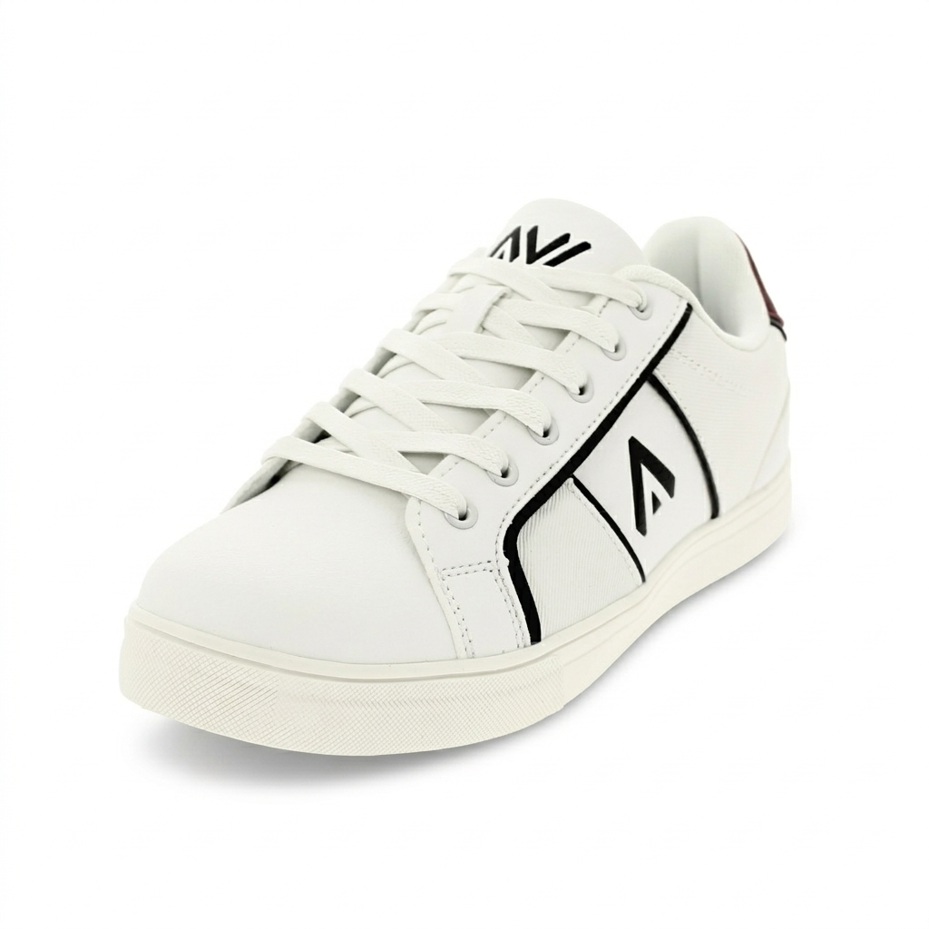 AVI Men Casual Lacing Shoes White