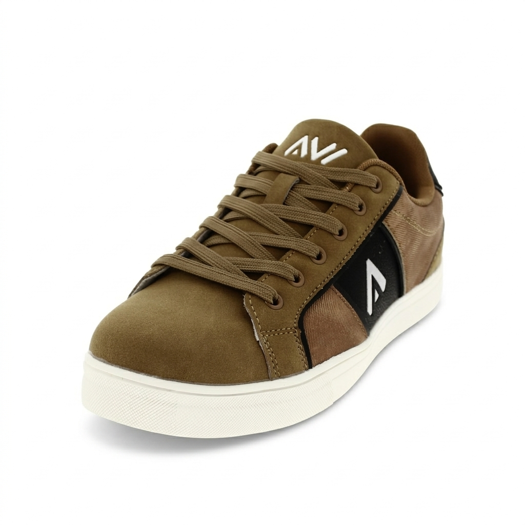 AVI Men Casual Lacing Shoes Brown
