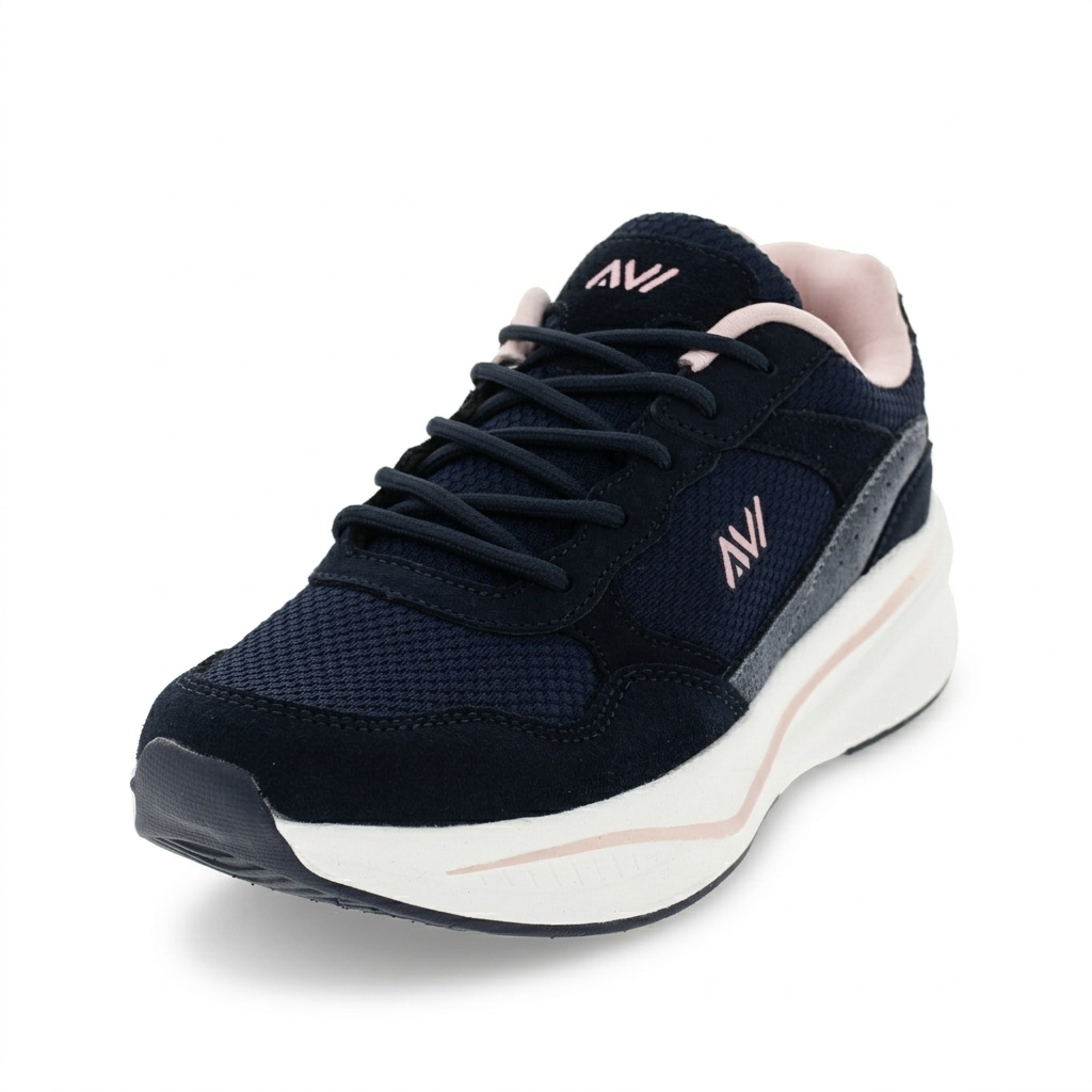 AVI Women Running Lacing Shoes Blue