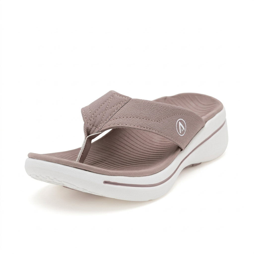 AVI Women Casual V-Strap Slippers Pink