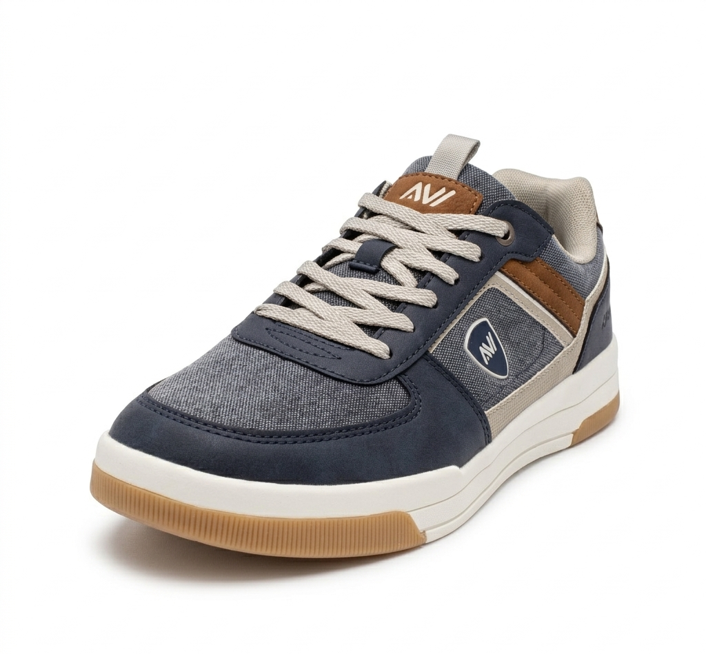 AVI Men Casual Lacing Shoes Blue
