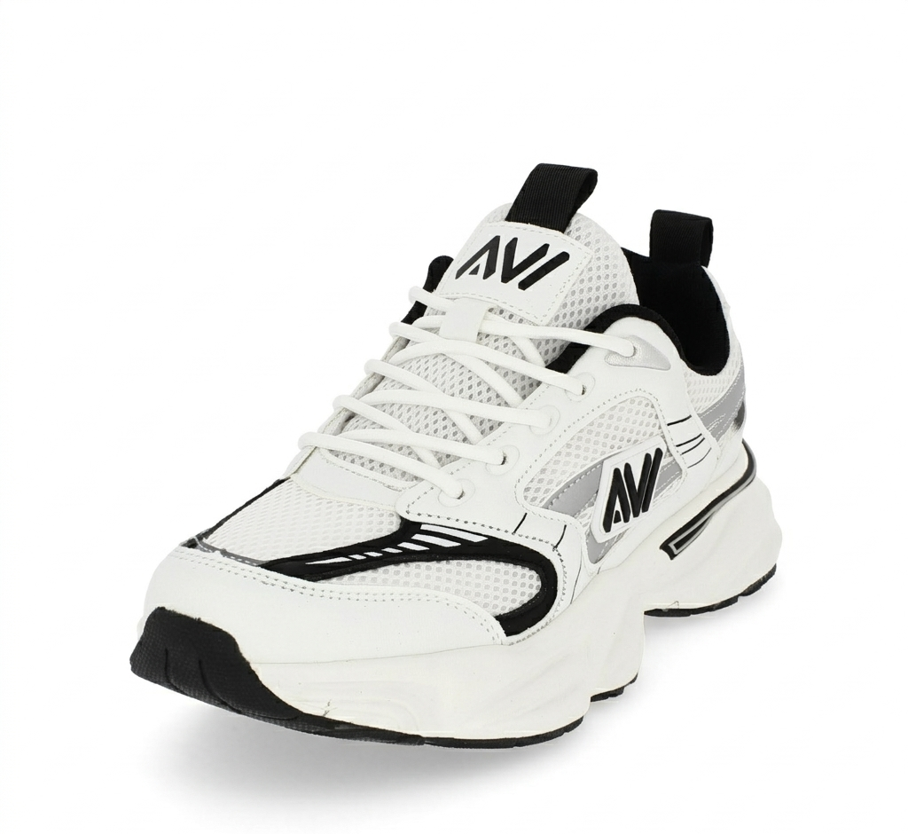 AVI Women Casual Lacing Shoes WHITE